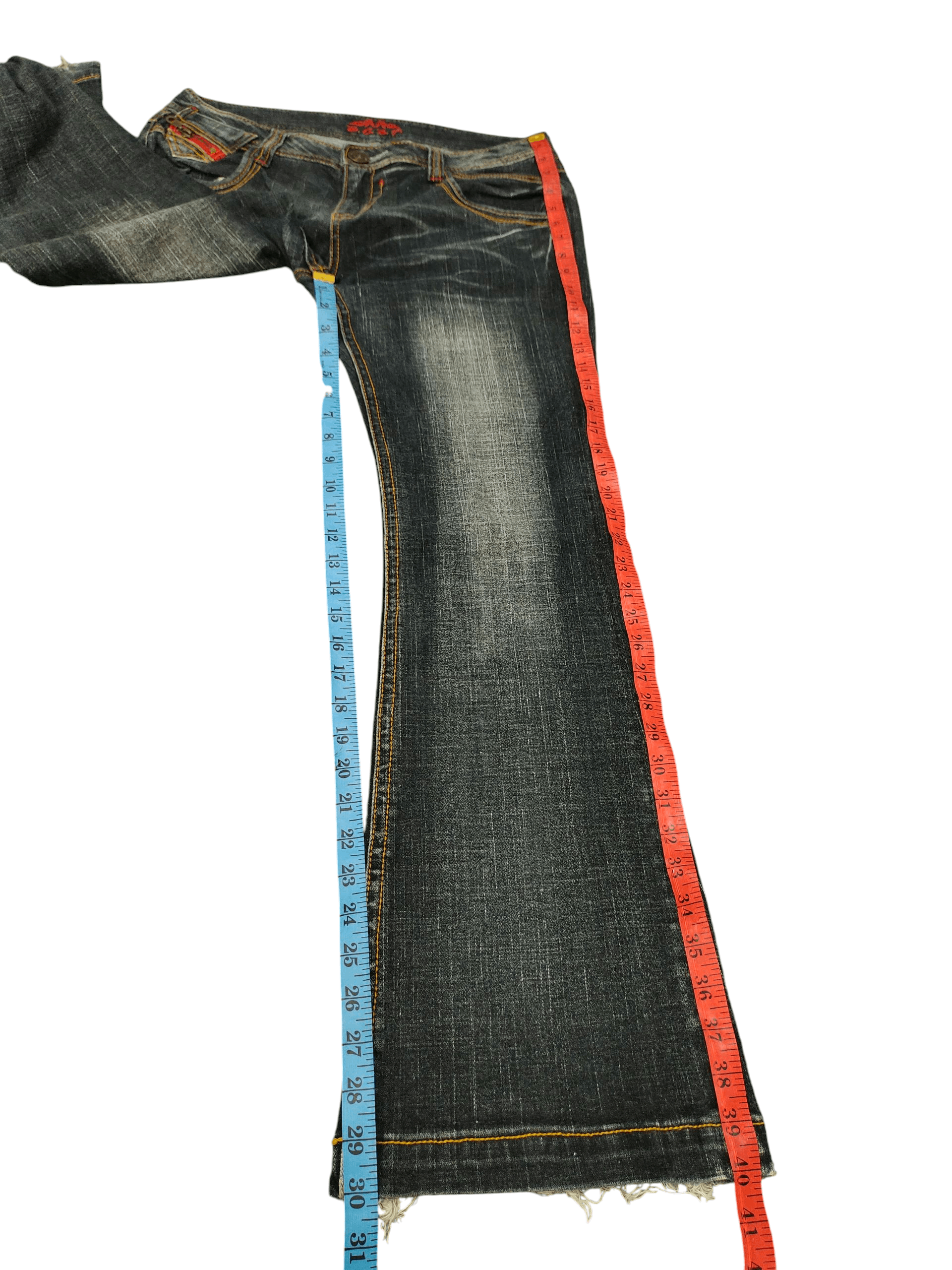 If Six Was Nine Flare Jeans Bgbg Japan Denim Bootcut Ifsixwasnine Lgb Size US 32 / EU 48 - 19 Thumbnail