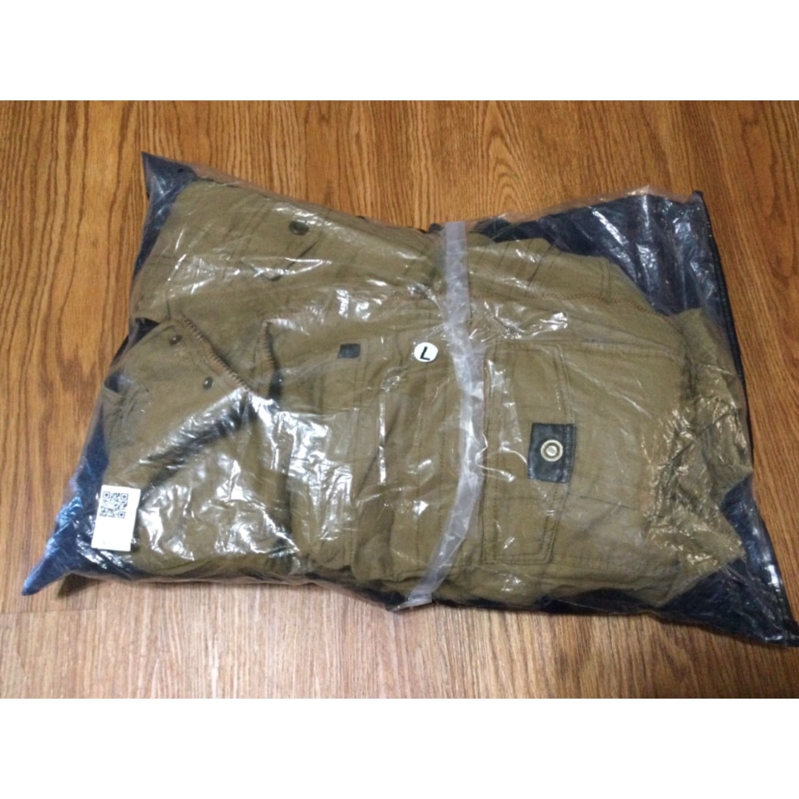 Vintage H.T. Niao Military Jacket Lined Men's Khaki Full Snap Pockets Sz Large Size US L / EU 52-54 / 3 - 2 Thumbnail