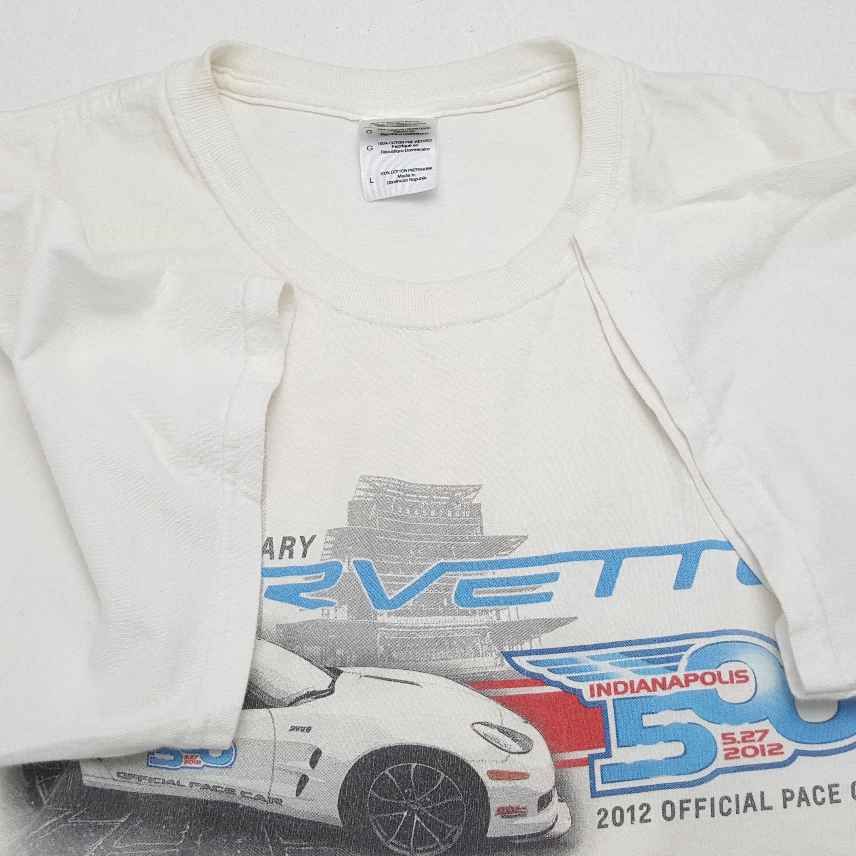 Vintage Vintage INDIANAPOLIS CORVETTE 60th ANNIVERSARY Promo T-Shirt Size US L / EU 52-54 / 3 - 5 Thumbnail