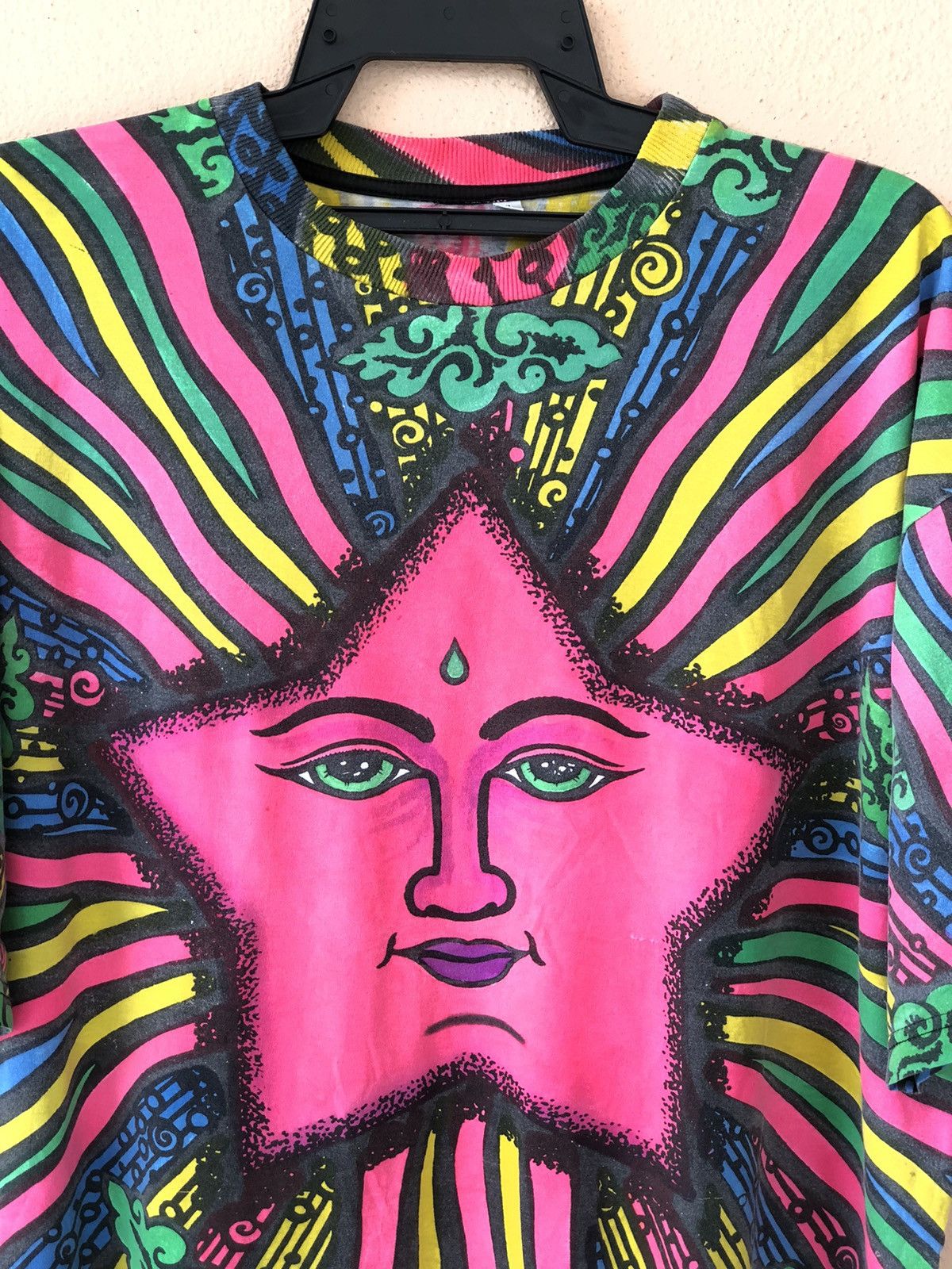 Vintage Vintage AOP Pop Art Multicolour Very Rare Size US XL / EU 56 / 4 - 2 Thumbnail