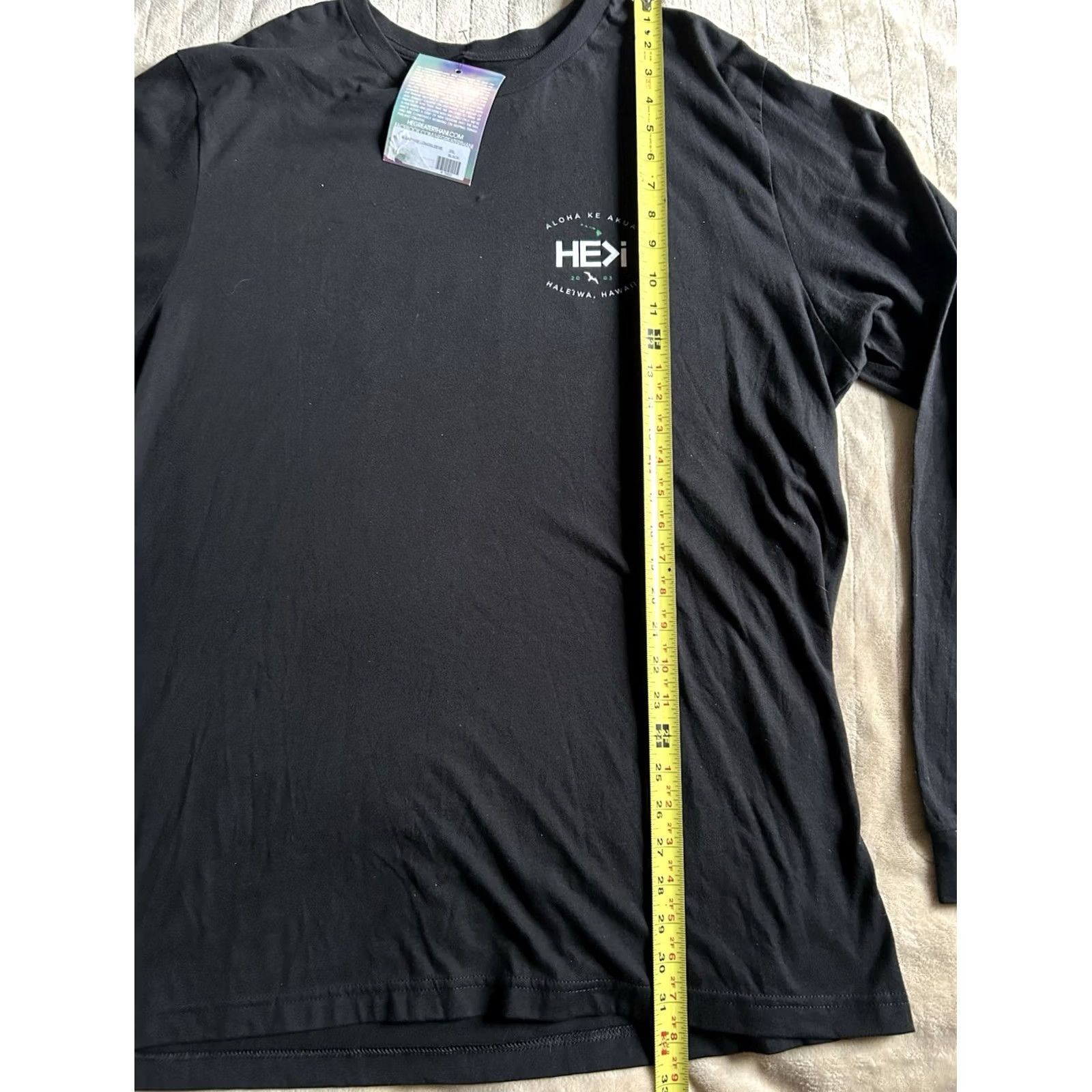 Vintage VINTAGE He Is Greater Than I Men’s Long Sleeve T-Shirt XXL Hale’iwa Hawaii Black Jesus Size US XXL / EU 58 / 5 - 8 Thumbnail