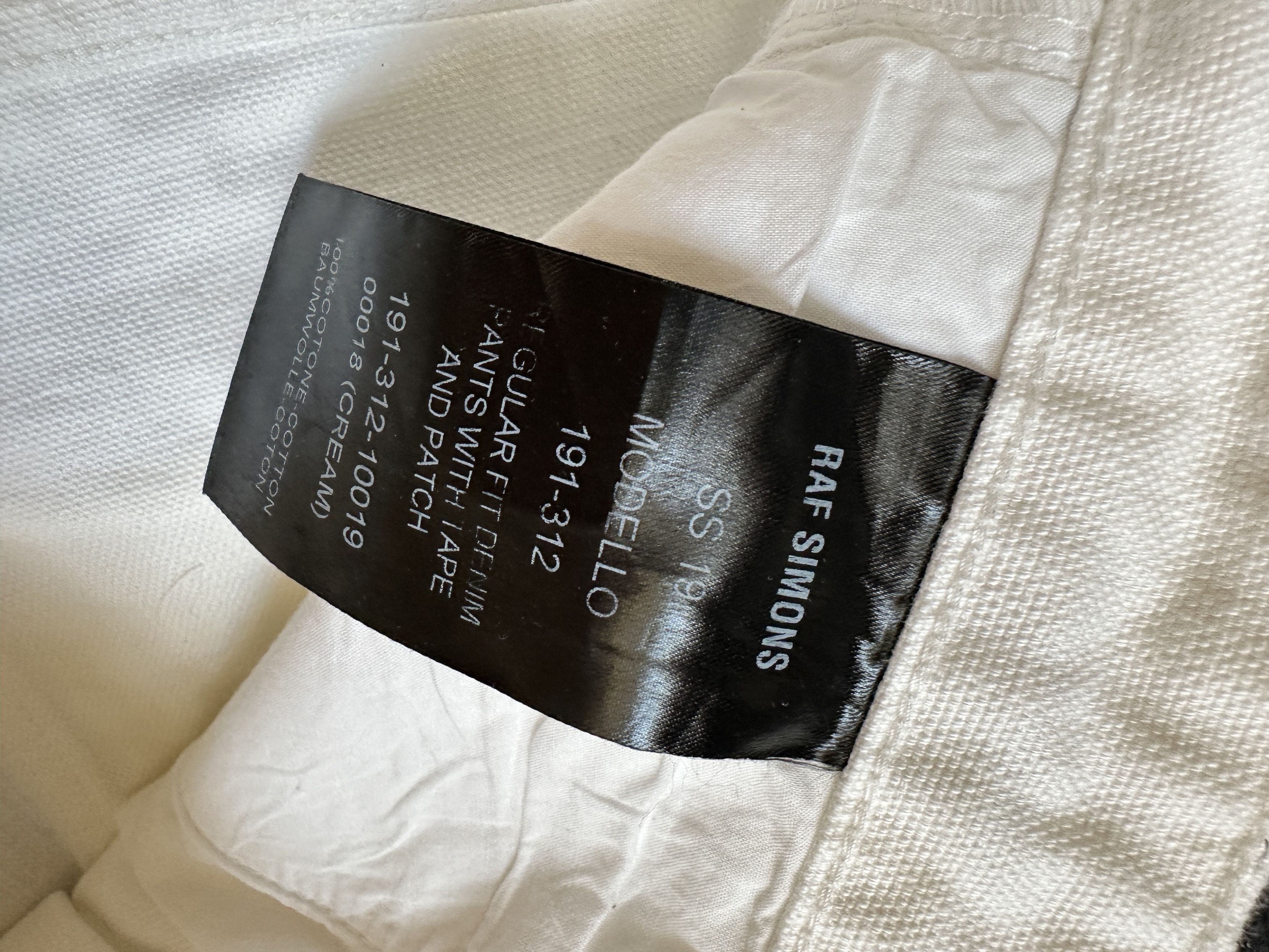 Raf Simons Raf Simons Jeans 'Pants With Tape and Patch' Size US 30 / EU 46 - 7 Thumbnail