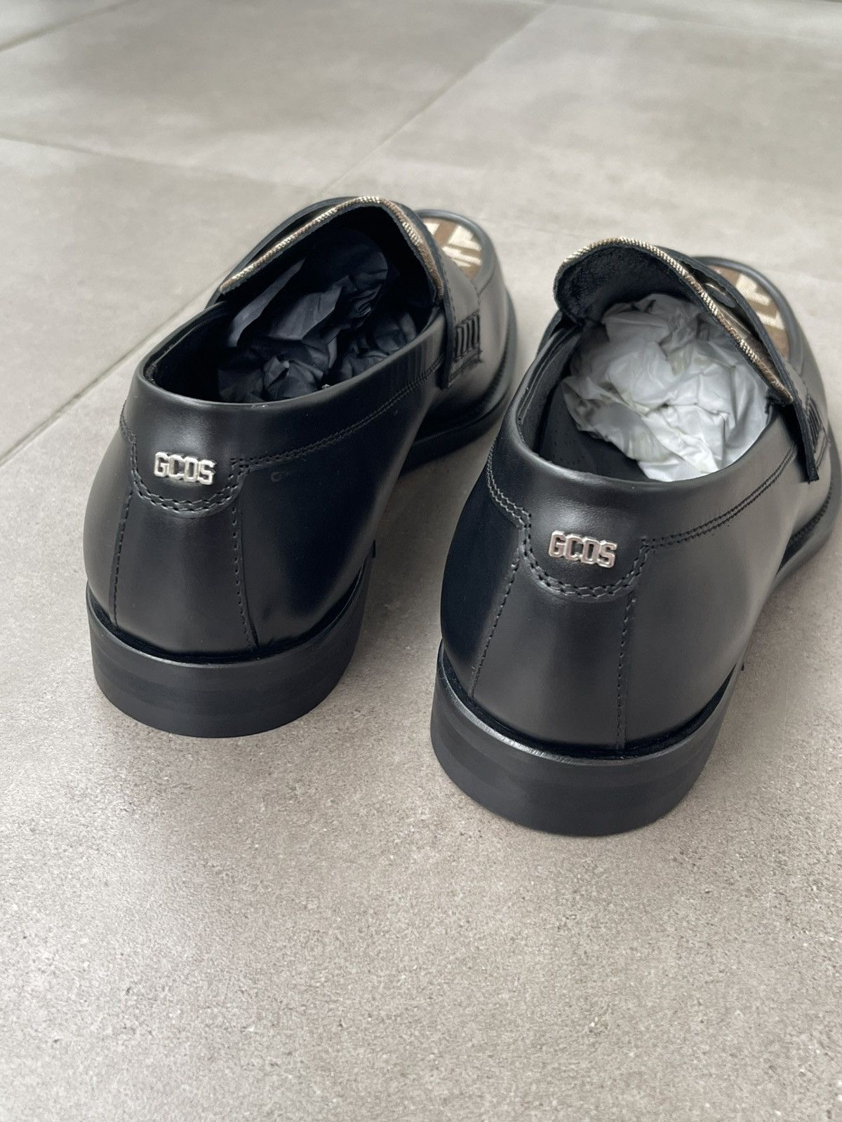 GCDS !DS! SS24 GCDS Wirdo Monogram Black Brown Loafers Size US 12 / EU 45 - 12 Thumbnail