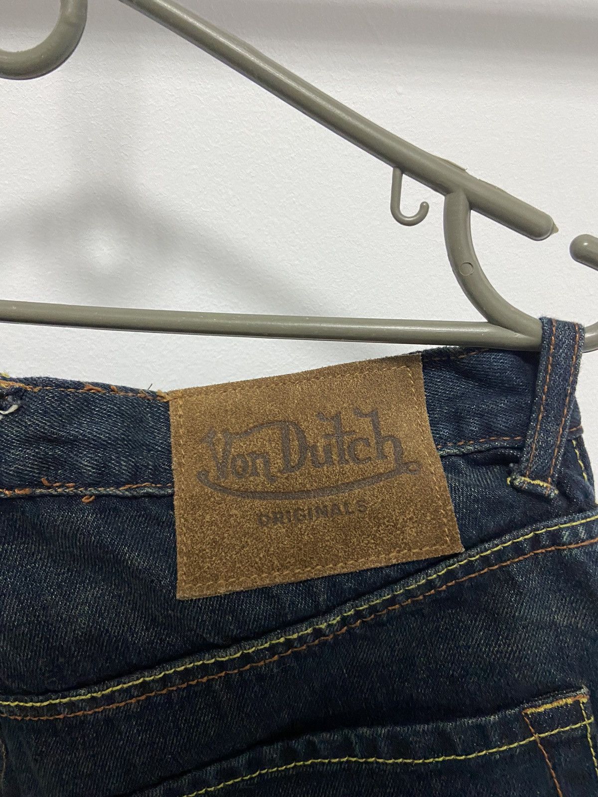 Vintage × Von Dutch Von Dutch Vintage Selvedge Y2K Skate Big Logo Size US 34 / EU 50 - 4 Thumbnail