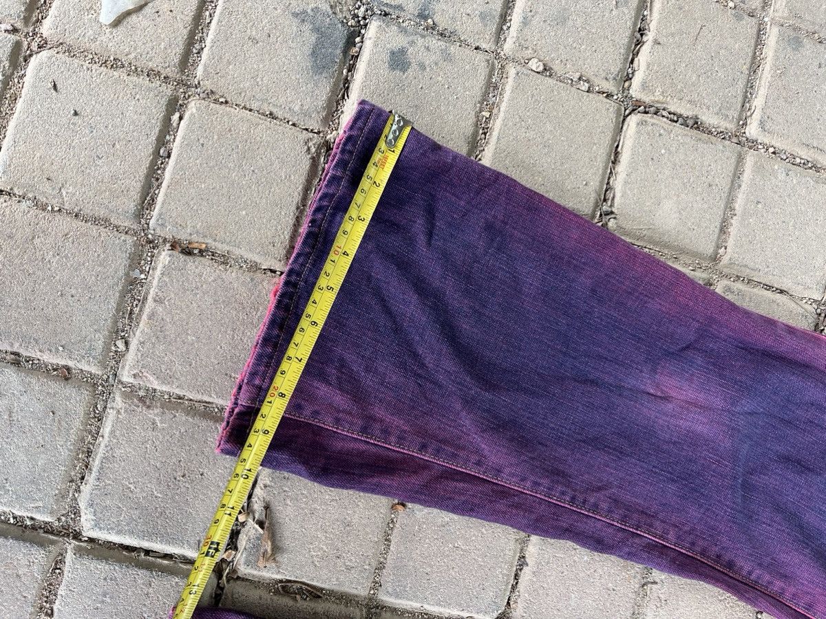 Japanese Brand × Vintage × Wrangler Flare Darkpurple Coudroy Wrangler Denim Size US 29 - 9 Thumbnail