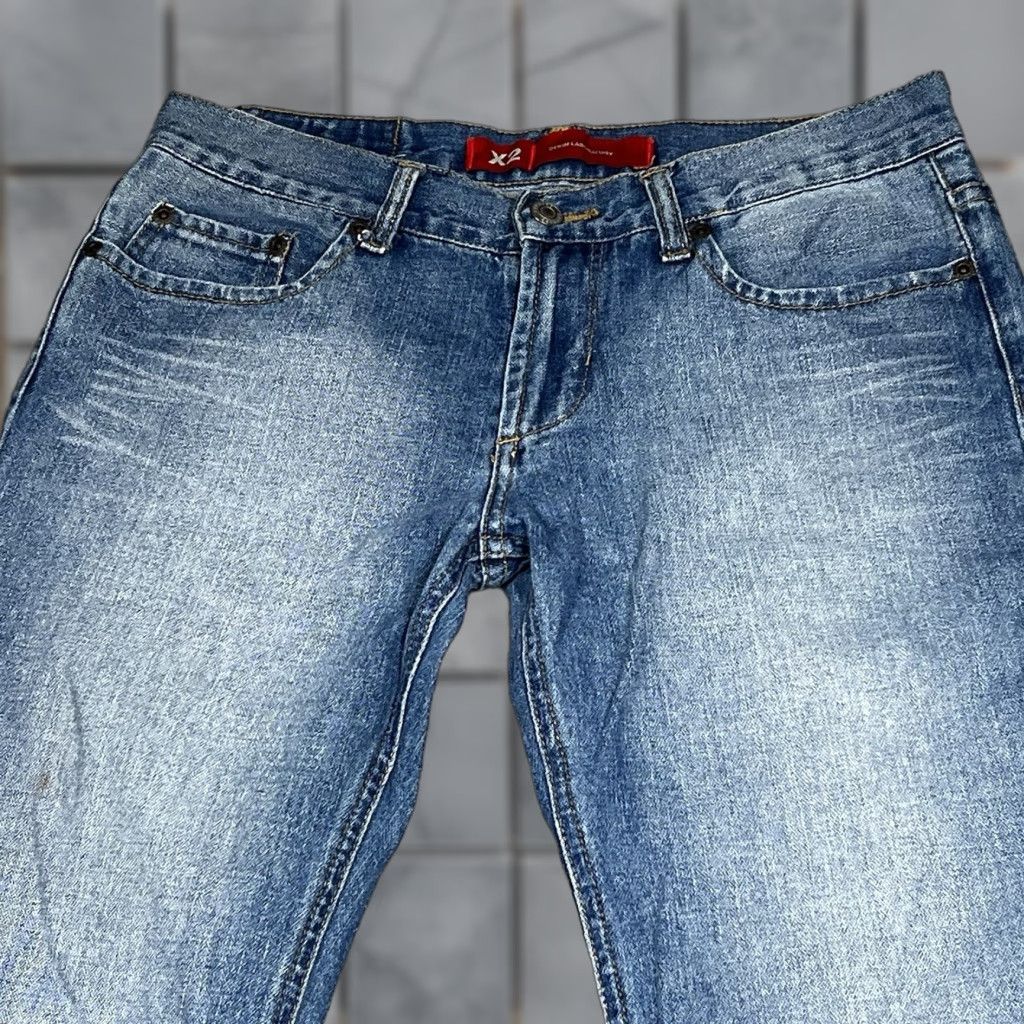 Express Vintage Express X2 Denim Laboratory Jeans Womens 6 Blue Low ...