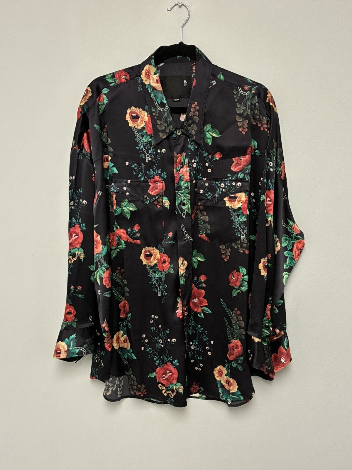 R13 Useless Treasures Cowboy Shirt Medojm Size US M / EU 48-50 / 2 - 3 Thumbnail