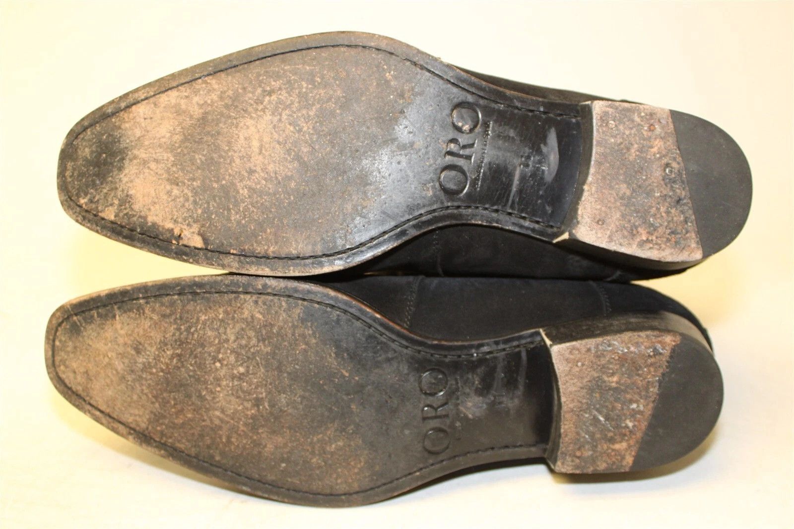 Genuine Leather Black Suede Jodhpur Boots Black 11 Leather Strap Buckle Size US 11 / EU 44 - 20 Thumbnail