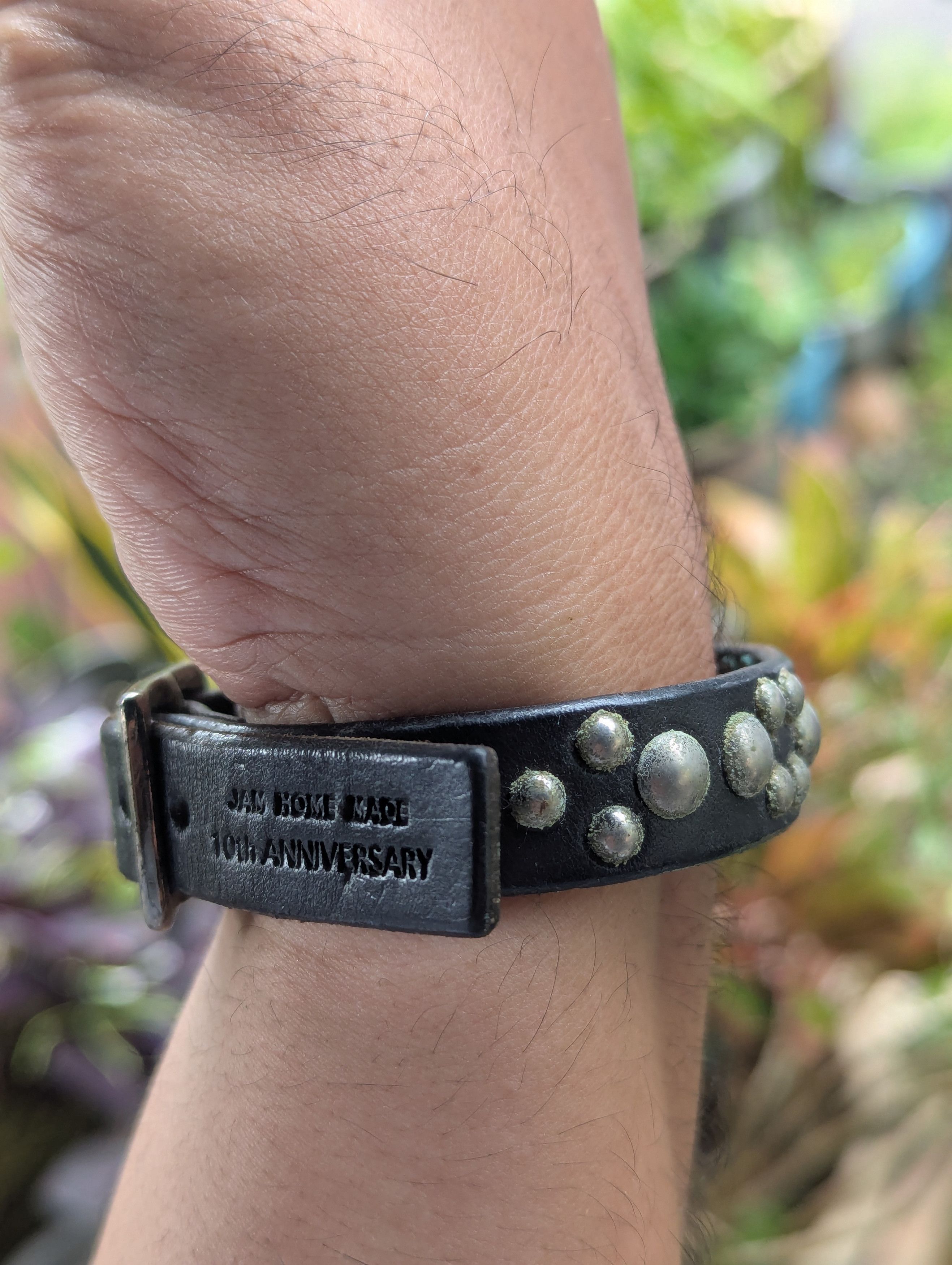 Jam Home Made Jam Home Made Studded Leather Bracelet Size ONE SIZE - 5 Thumbnail