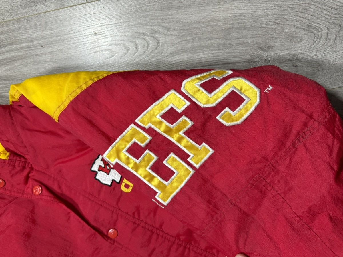NFL × Starter × Vintage Vintage 90’s Kansas City Chiefs STARTER Puffer Jacket Size US L / EU 52-54 / 3 - 9 Thumbnail