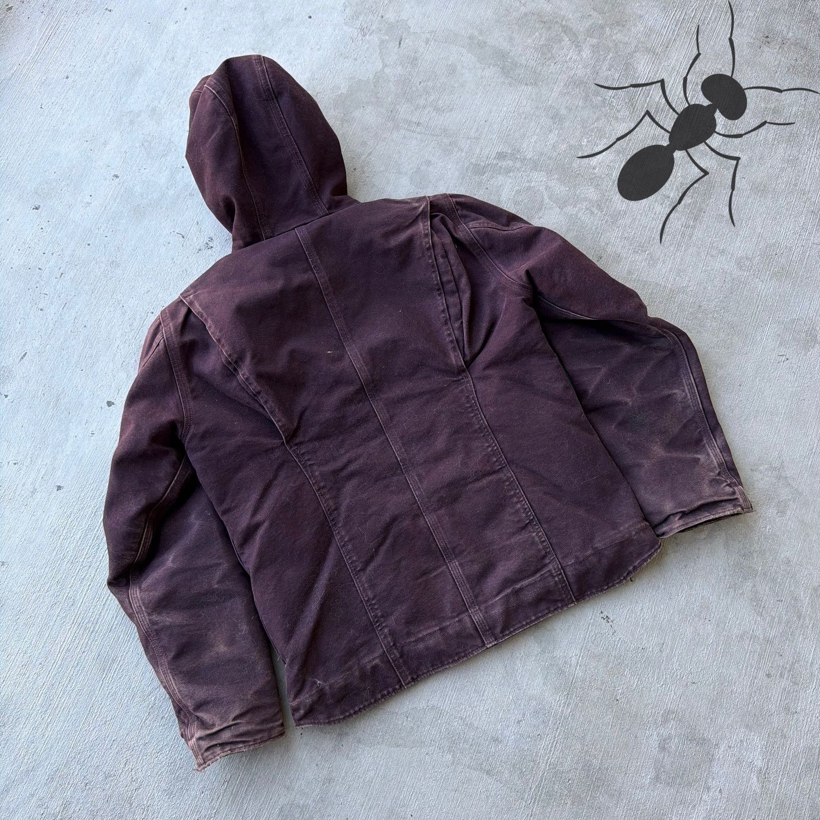 Carhartt × Vintage Carhartt WOMENS WJ141 DWN purple Sierra work wear jacket Size US S / EU 44-46 / 1 - 6 Thumbnail