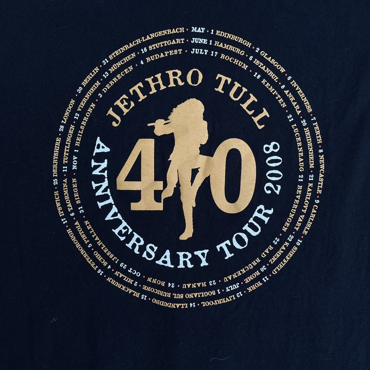 Vintage Vintage Jethro Trull Aqualung T-shirts Rock Band Tee Y2K 90s Size US M / EU 48-50 / 2 - 7 Thumbnail