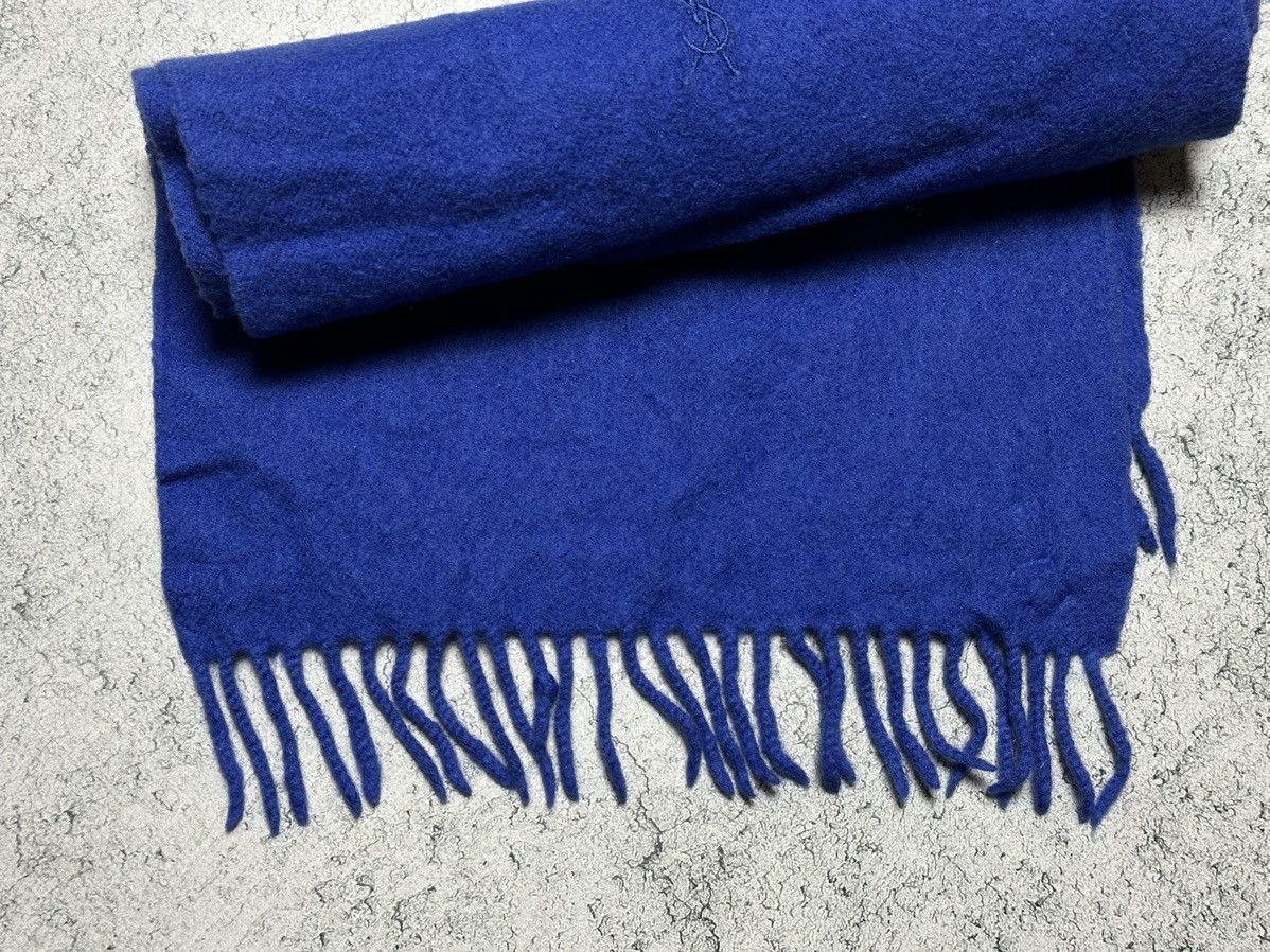 Vintage YSL Yves Saint Laurent Vintage Wool Scarf Muffler Size ONE SIZE - 8 Thumbnail