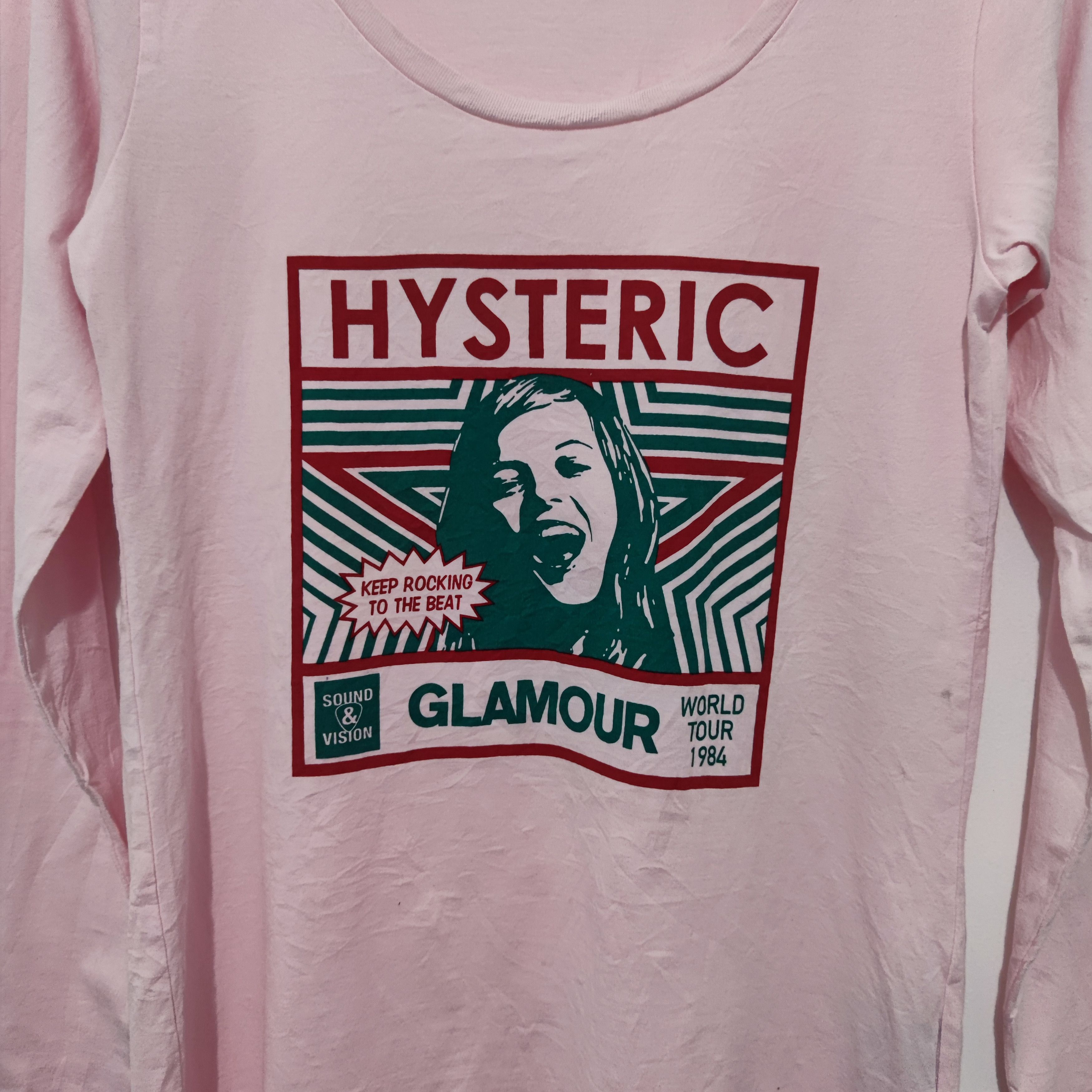 Hysteric Glamour hysteric Glamour Pink Long Tee Size US M / EU 48-50 / 2 - 3 Thumbnail