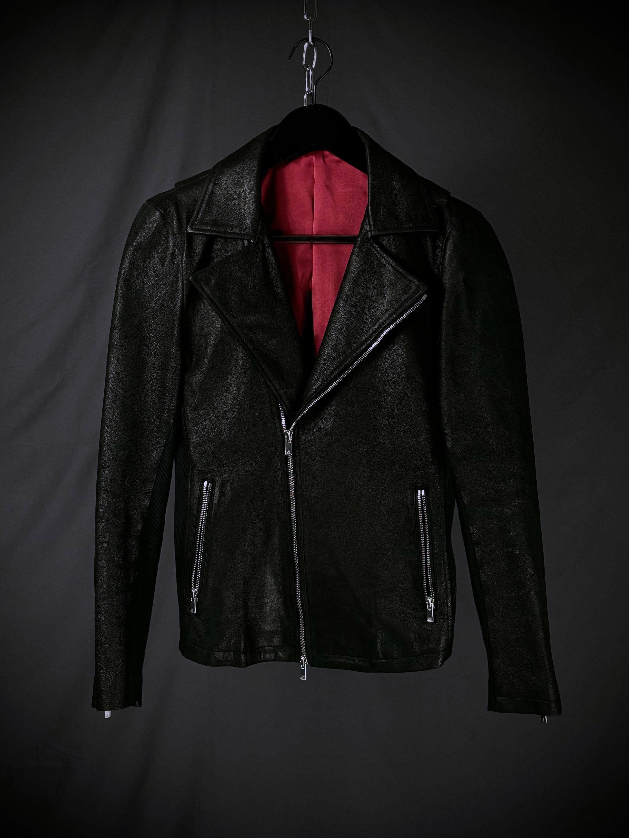 Japanese Brand No ID. Goat Leather Rider’s Jacket Size US XS / EU 42 / 0 - 1 Thumbnail