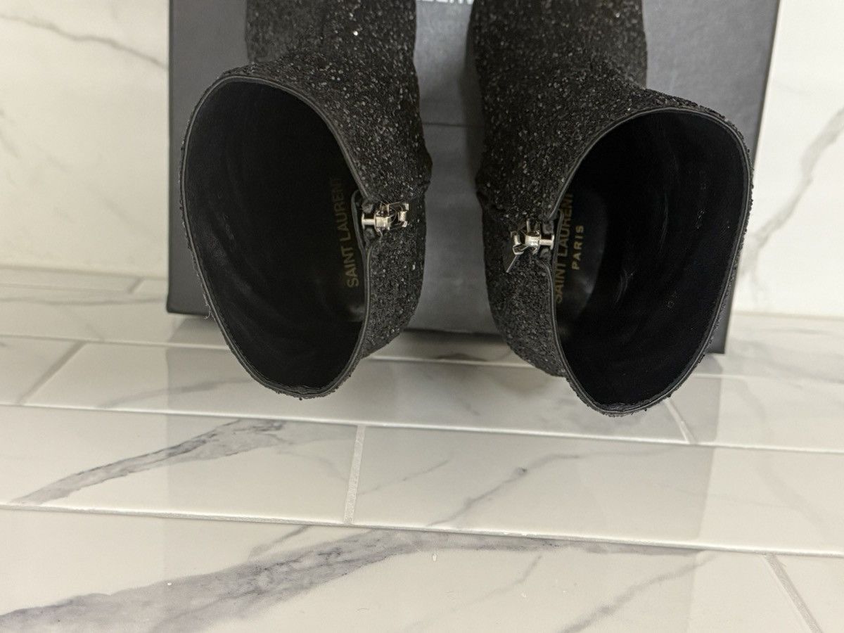 Saint Laurent Paris Saint Laurent Lou Glitter Ankle Boot Size US 9 / IT 39 - 18 Thumbnail