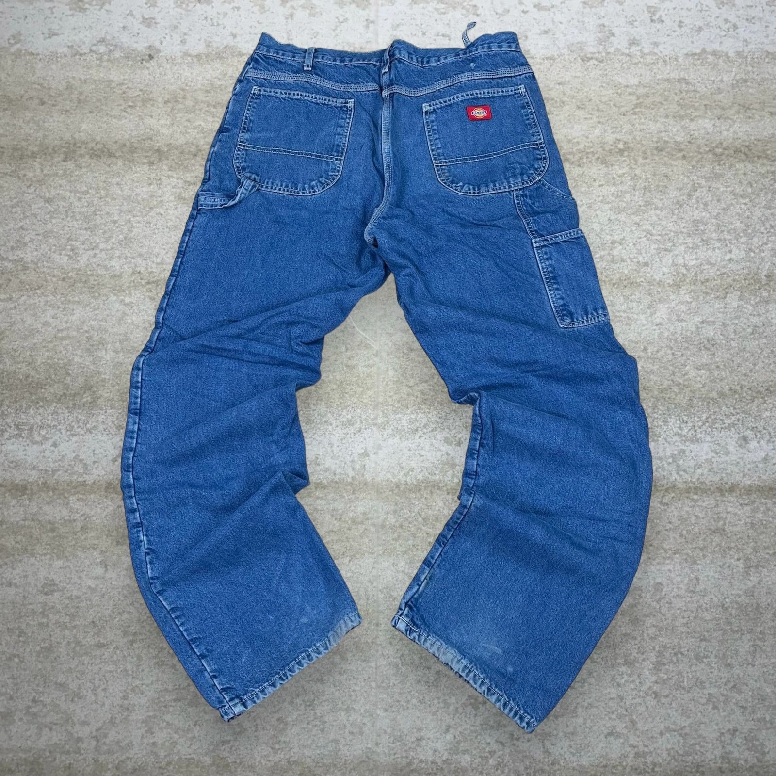 Dickies Vintage 90s Dickies Jeans 38x34 Relaxed Medium Wash Lined Size US 38 / EU 54 - 1 Thumbnail
