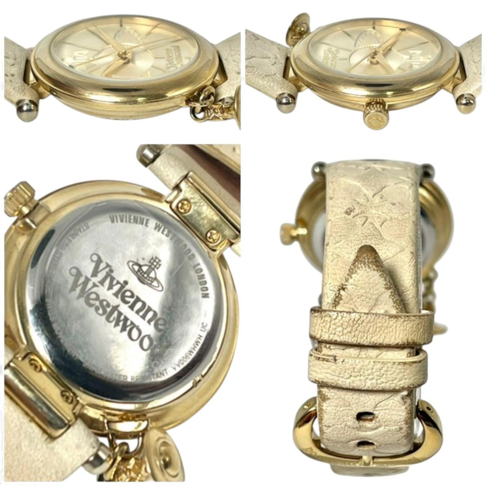 Vivienne Westwood Vivienne Westwood - Women's Gold Tone Watch with Charm Size ONE SIZE - 7 Thumbnail