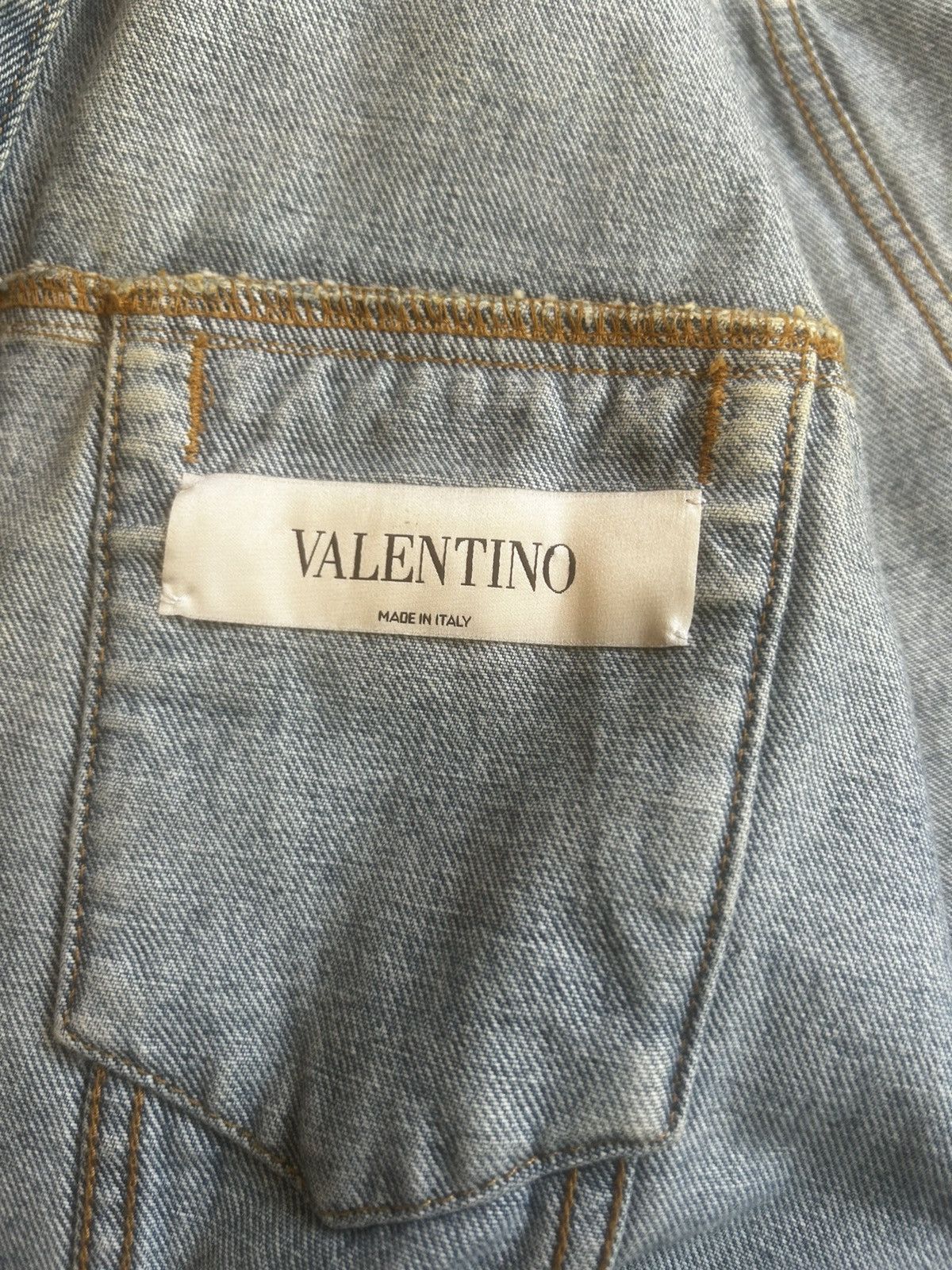 Valentino Valentino Blue Denim Jacket Size US M / EU 48-50 / 2 - 6 Thumbnail