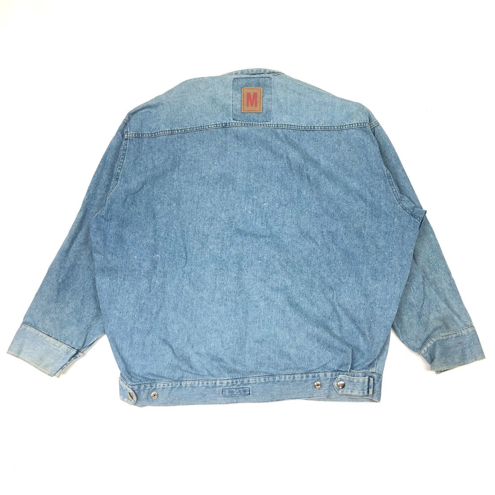 Vintage vintage 90s Made In USA Mossimo Blue Denim Jacket Medium Size US M / EU 48-50 / 2 - 9 Thumbnail