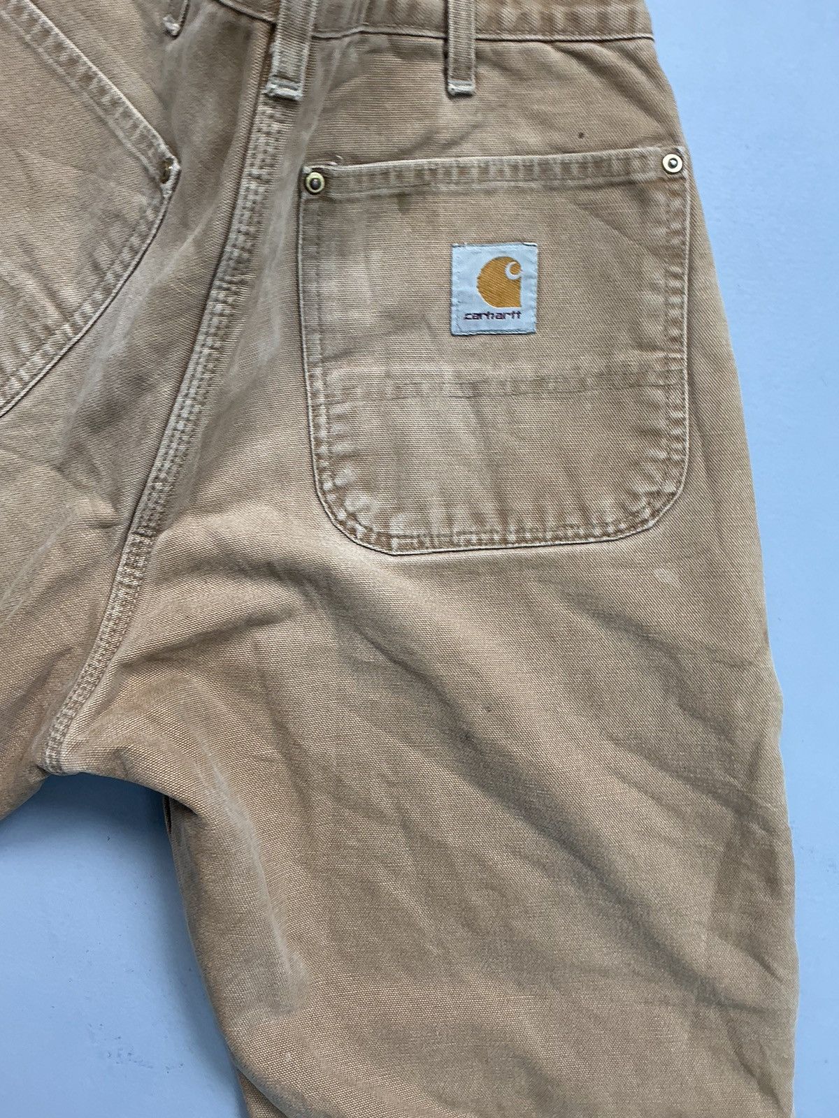Carhartt Vintage Carhartt B10 BRN quintet line carpenter workwear Size US 32 / EU 48 - 16 Thumbnail