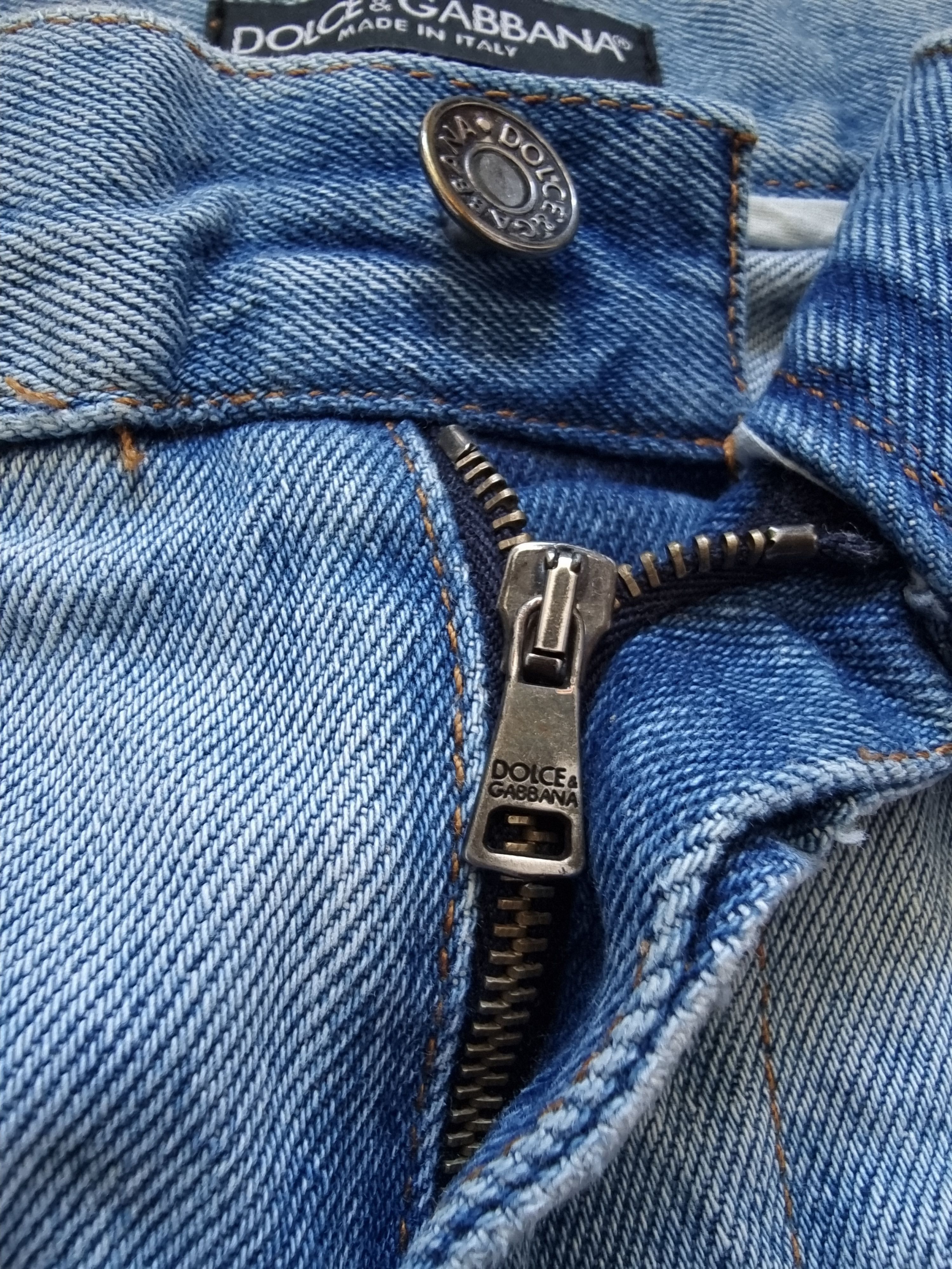 Dolce & Gabbana Dolce & Gabbana Distressed Blue Denim Jeans Size US 32 / EU 48 - 4 Thumbnail