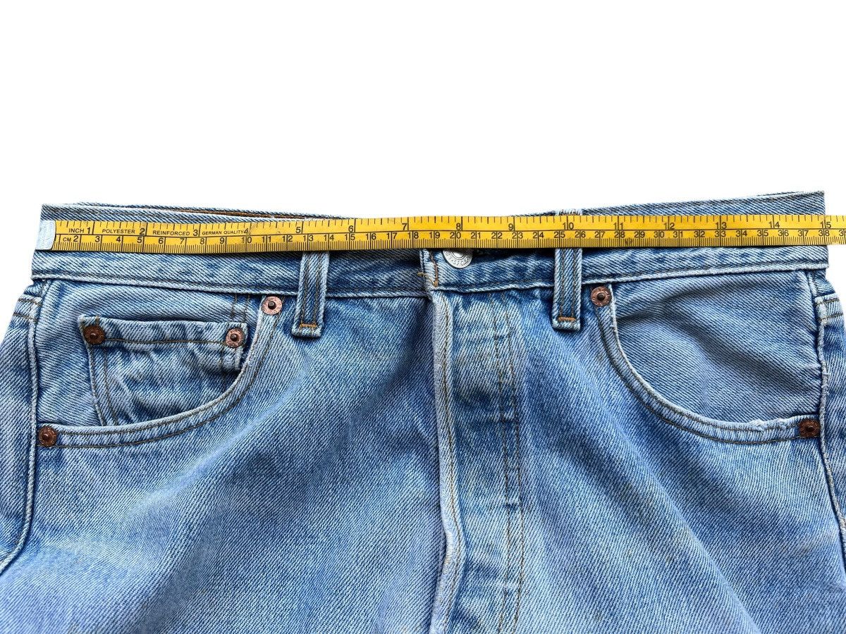 Levi's Vintage 90s Levi’s 501 USA Stone Wash Denim Jeans 30x30 Size 30" / US 8 / IT 44 - 11 Thumbnail