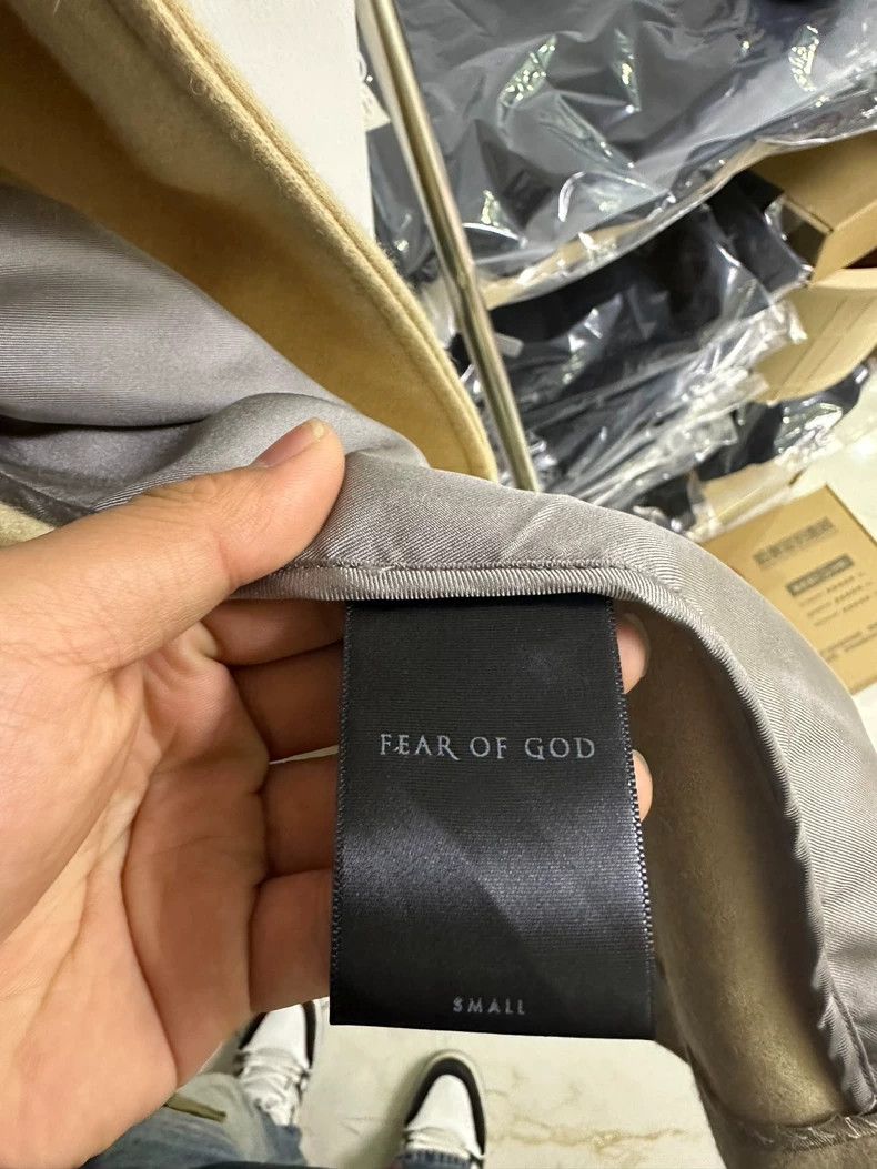 Fear of God Fear of God Khaki wool half-sleeved coat Size US S / EU 44-46 / 1 - 3 Thumbnail