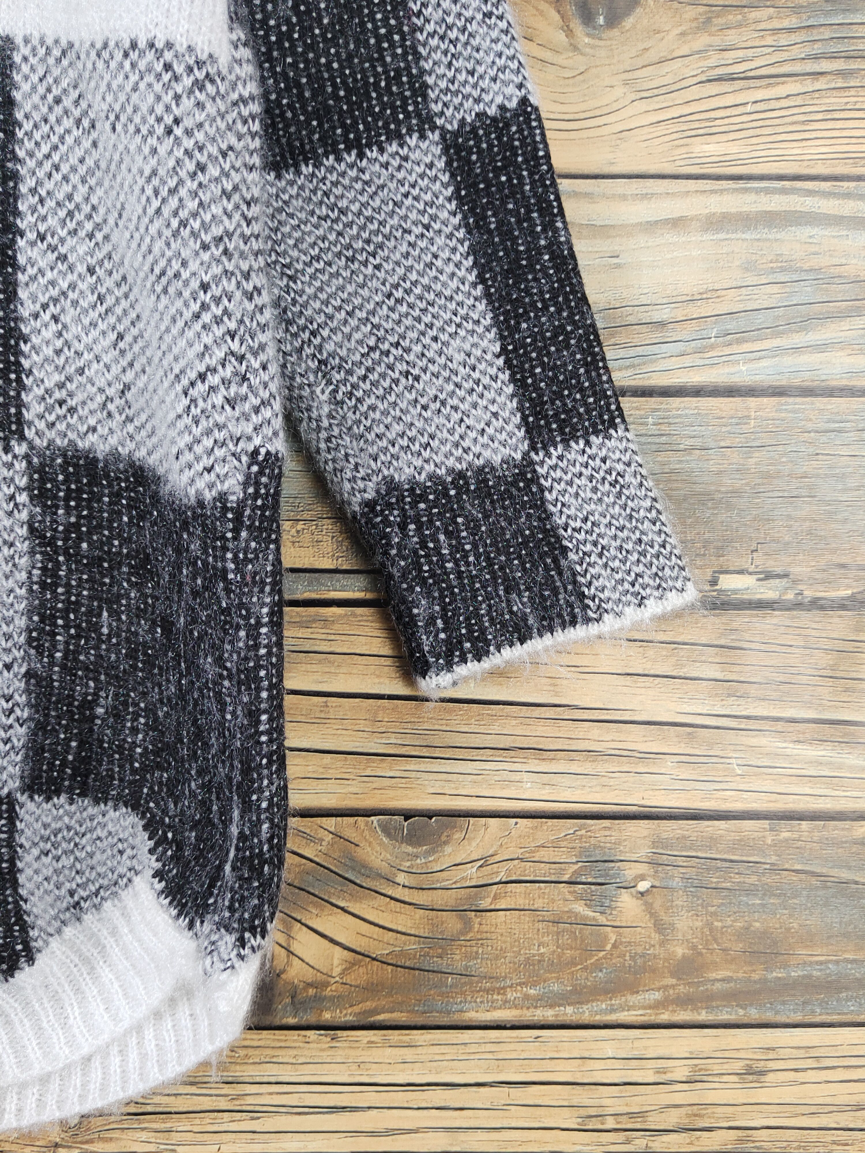 Homespun Knitwear Japanese Brand Black White Knitwear Sweatshirts #W1643 Size M / US 6-8 / IT 42-44 - 6 Thumbnail