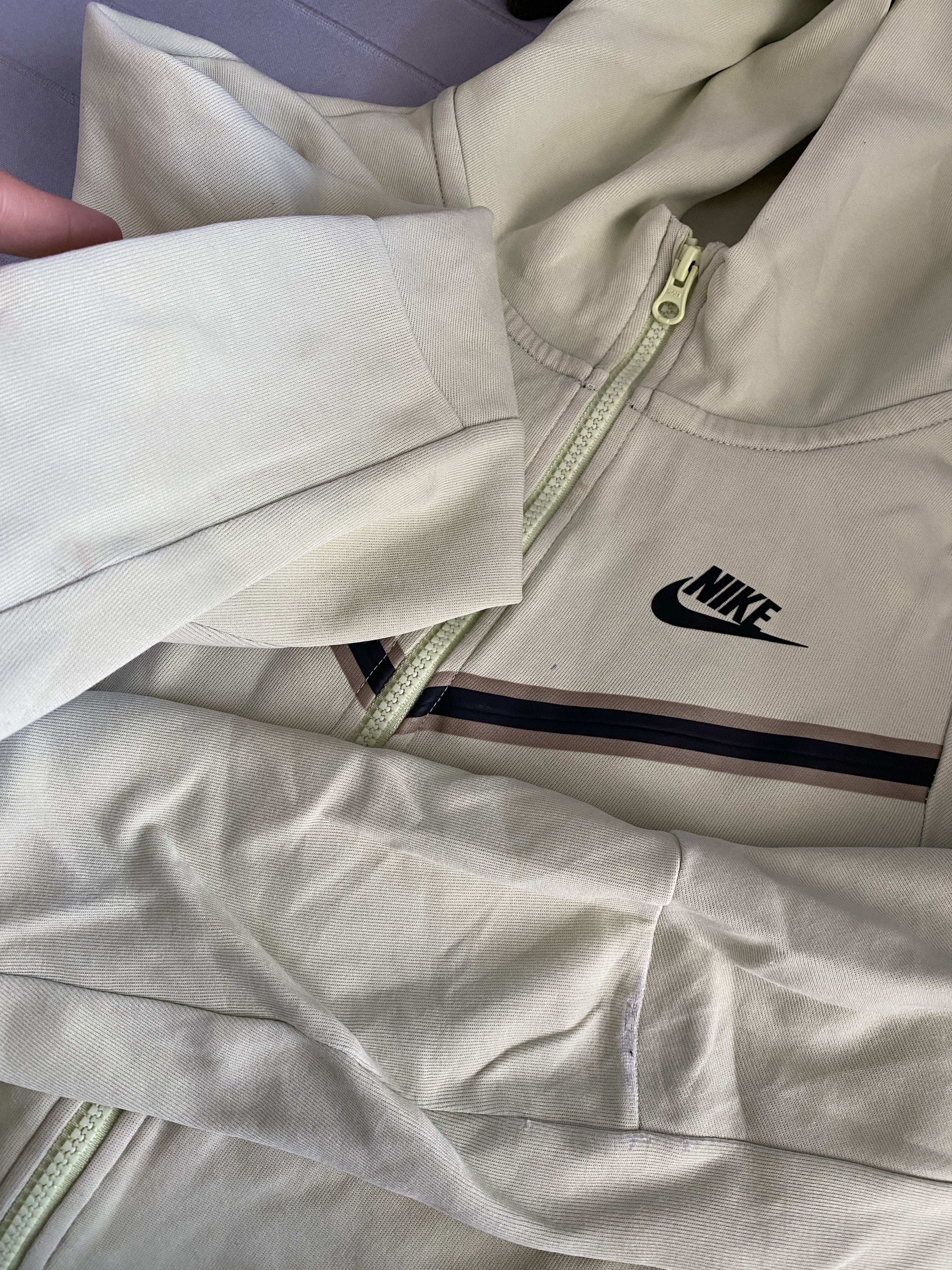 Nike Nike tech fleece zip-up hoodie drill trap Size US XS / EU 42 / 0 - 7 Thumbnail