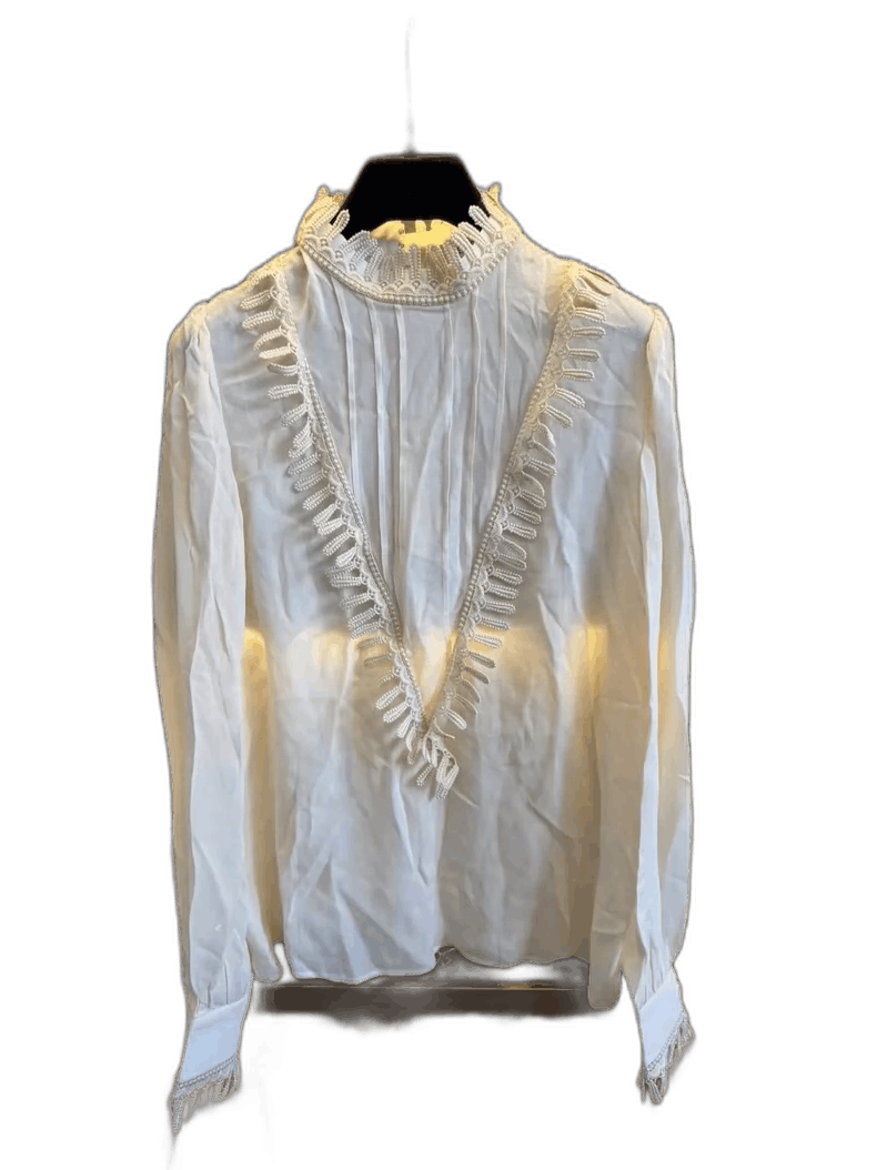 Celine New Celine Heavily Embellished Shirt Size S / US 4 / IT 40 - 1 Thumbnail