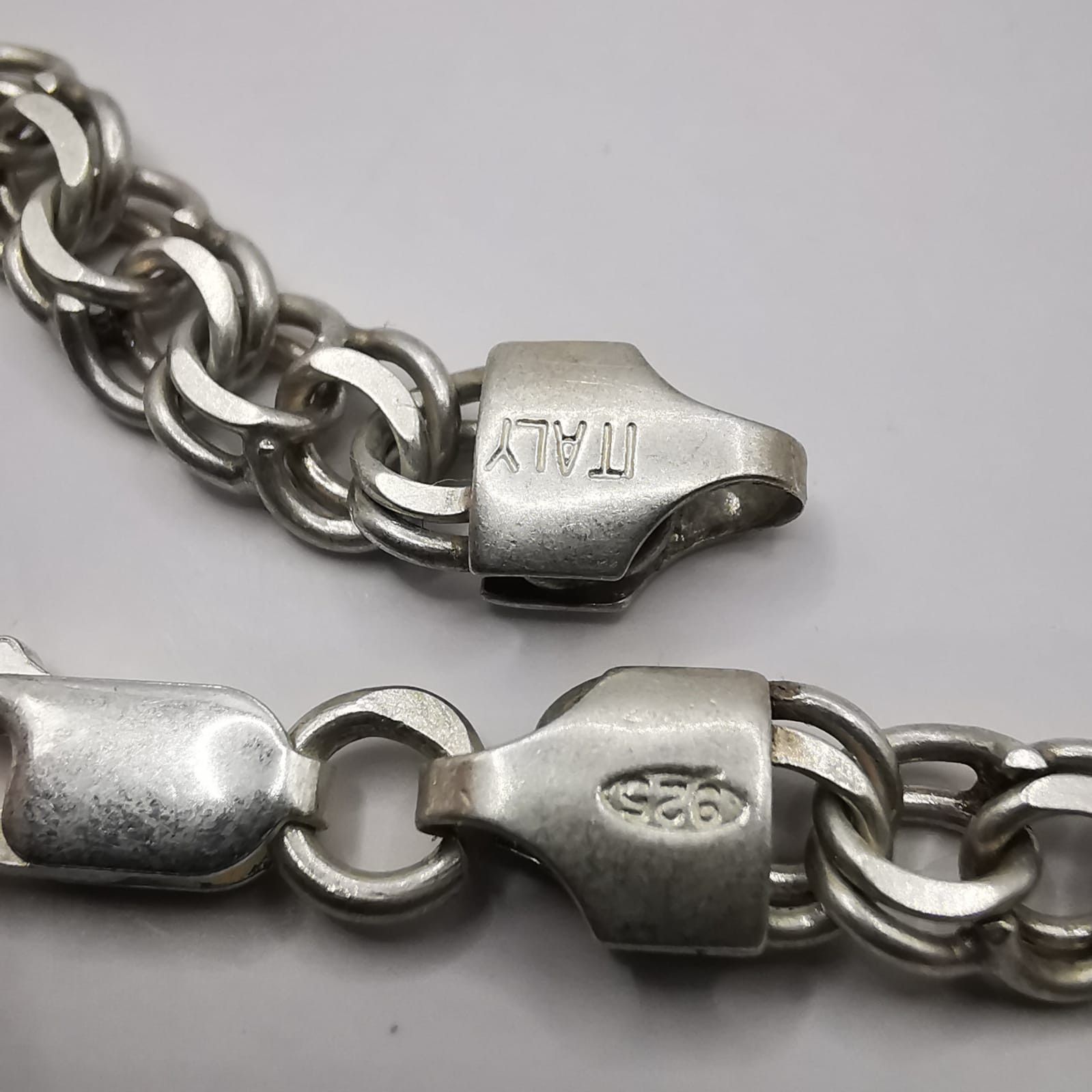 Sterling Silver Vintage Jewelry Chain, 925 Sterling Silver, Signed 27,23g Size ONE SIZE - 2 Thumbnail
