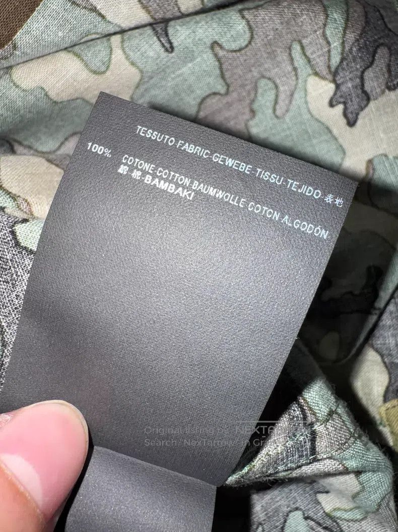 Saint Laurent Paris Saint Laurent Paris size 41 Original Camouflage Men's Shirt Size US XL / EU 56 / 4 - 4 Thumbnail