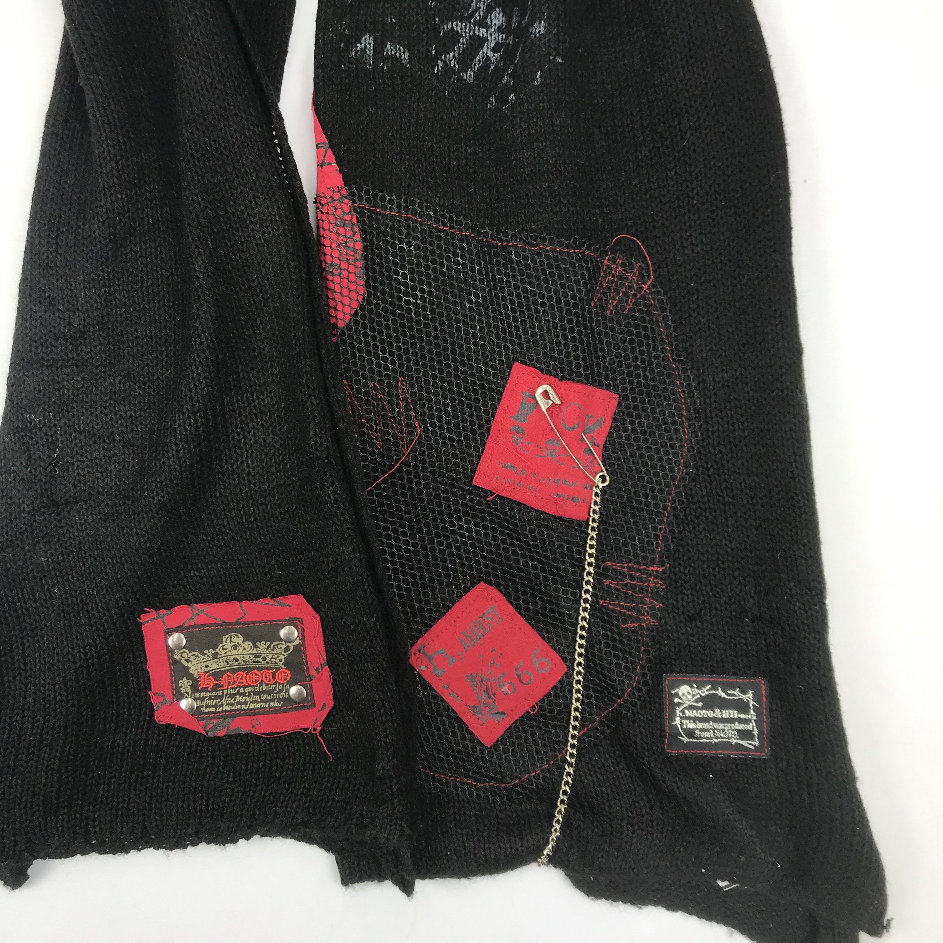 Seditionaries Vintage Anarchy Seditionaries Scarf Muffler Wool Cashmere . Size ONE SIZE - 4 Thumbnail