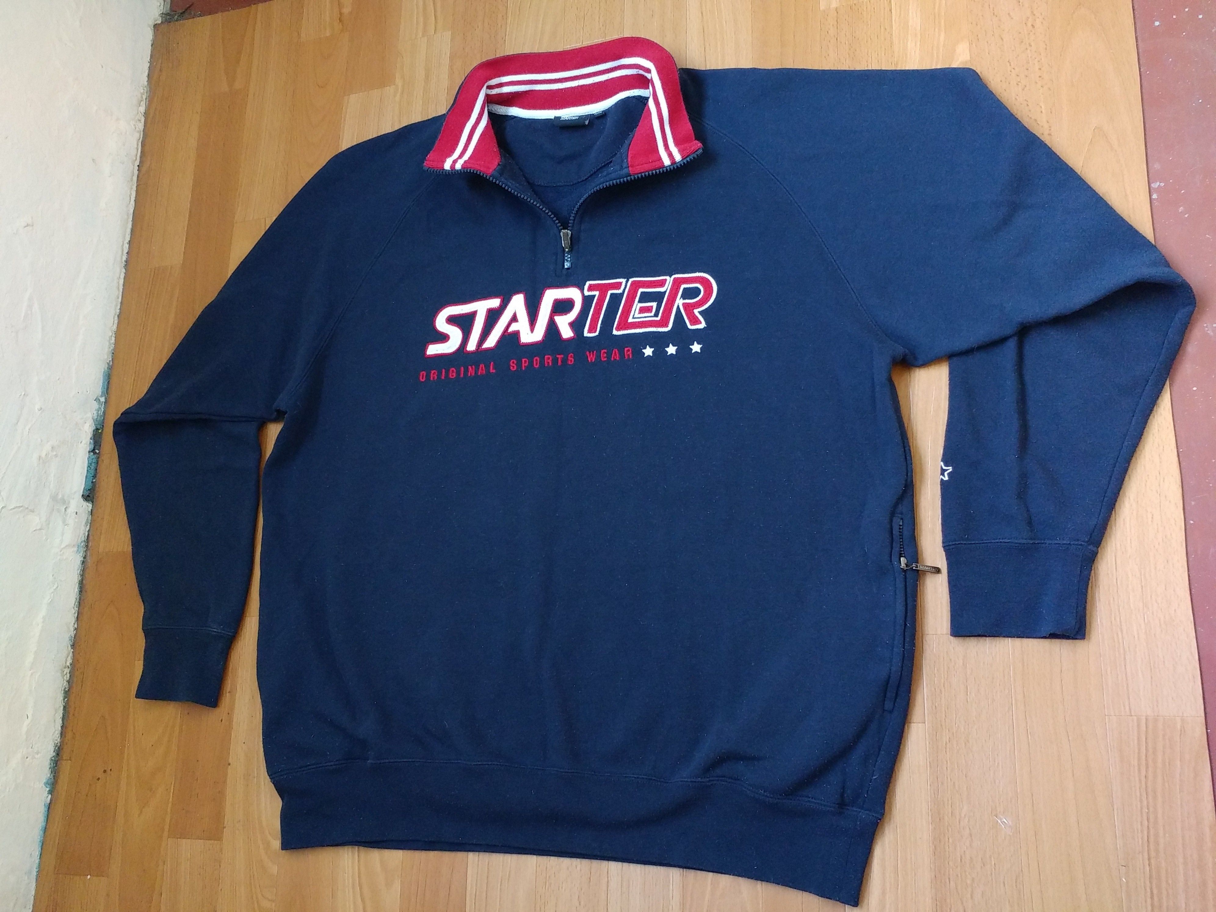 Starter STARTER sweatshirt, fleece jacket vintage 90s hip-hop XXL Size US XXL / EU 58 / 5 - 2 Thumbnail