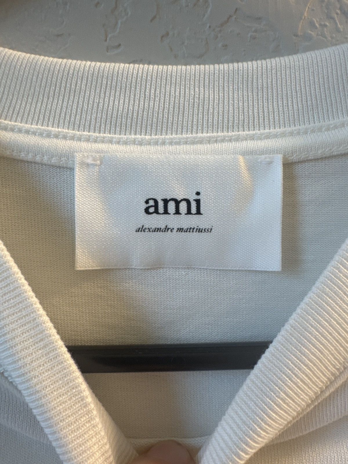 AMI Ami Paris Ami de Coeur Oversized T-Shirt White SZ XS Size US XS / EU 42 / 0 - 3 Thumbnail