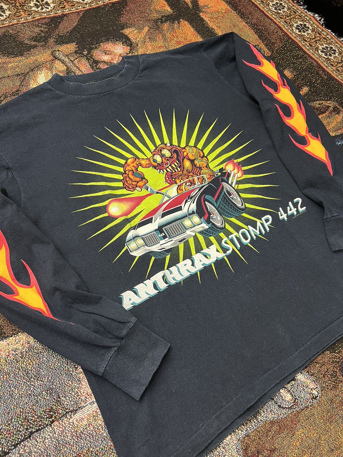 Band Tees Vintage '96 Anthrax Japan Tour LS Size US L / EU 52-54 / 3 - 1 Thumbnail