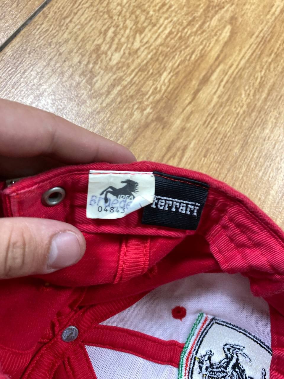 Ferrari Vintage Ferrari Cap Racing Formula 1 Style Size ONE SIZE - 2 Thumbnail