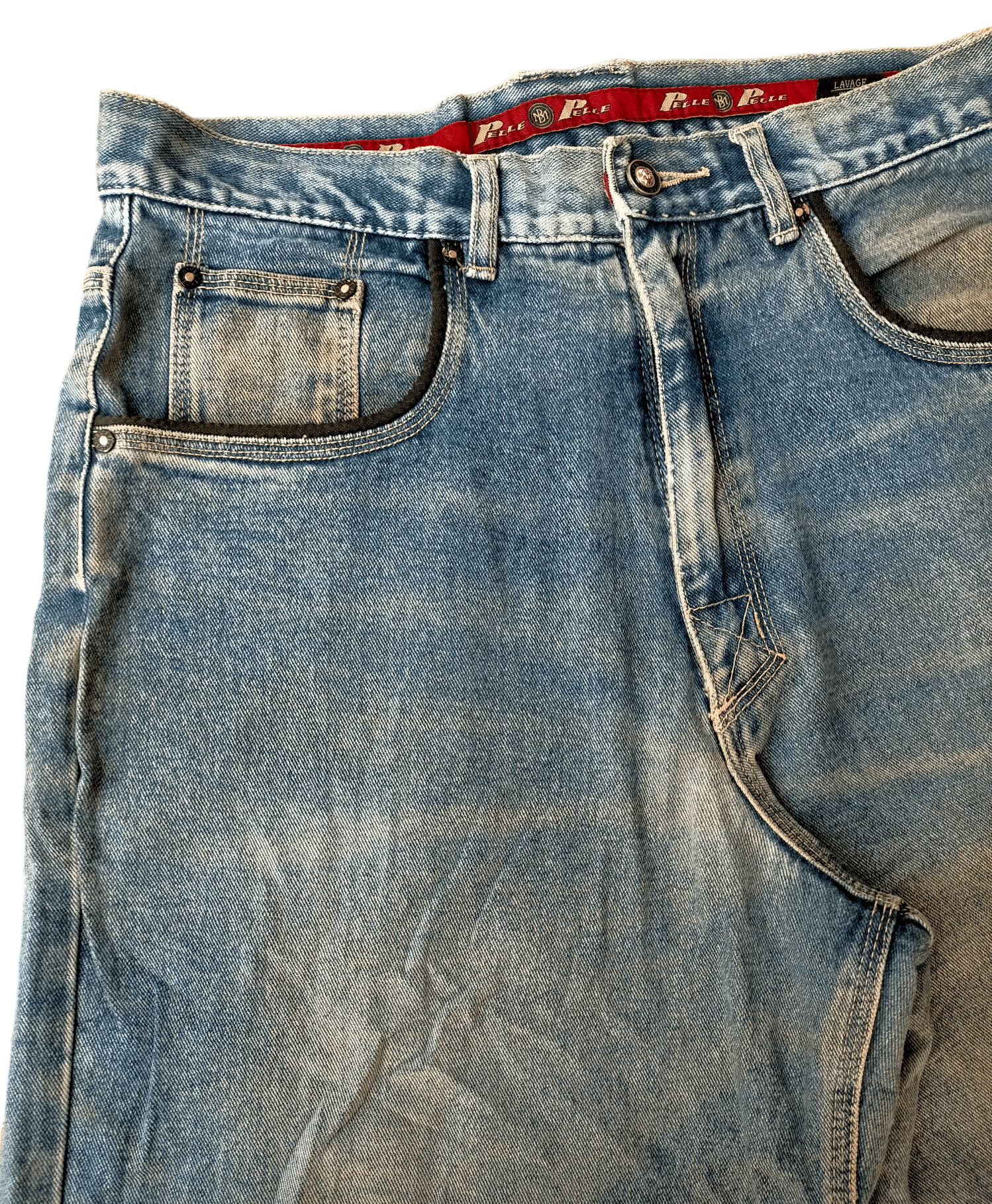 Marc Buchanan Pelle Pelle Marc Buchanan Baggy Hip Hop Jeans Size US 34 / EU 50 - 14 Thumbnail