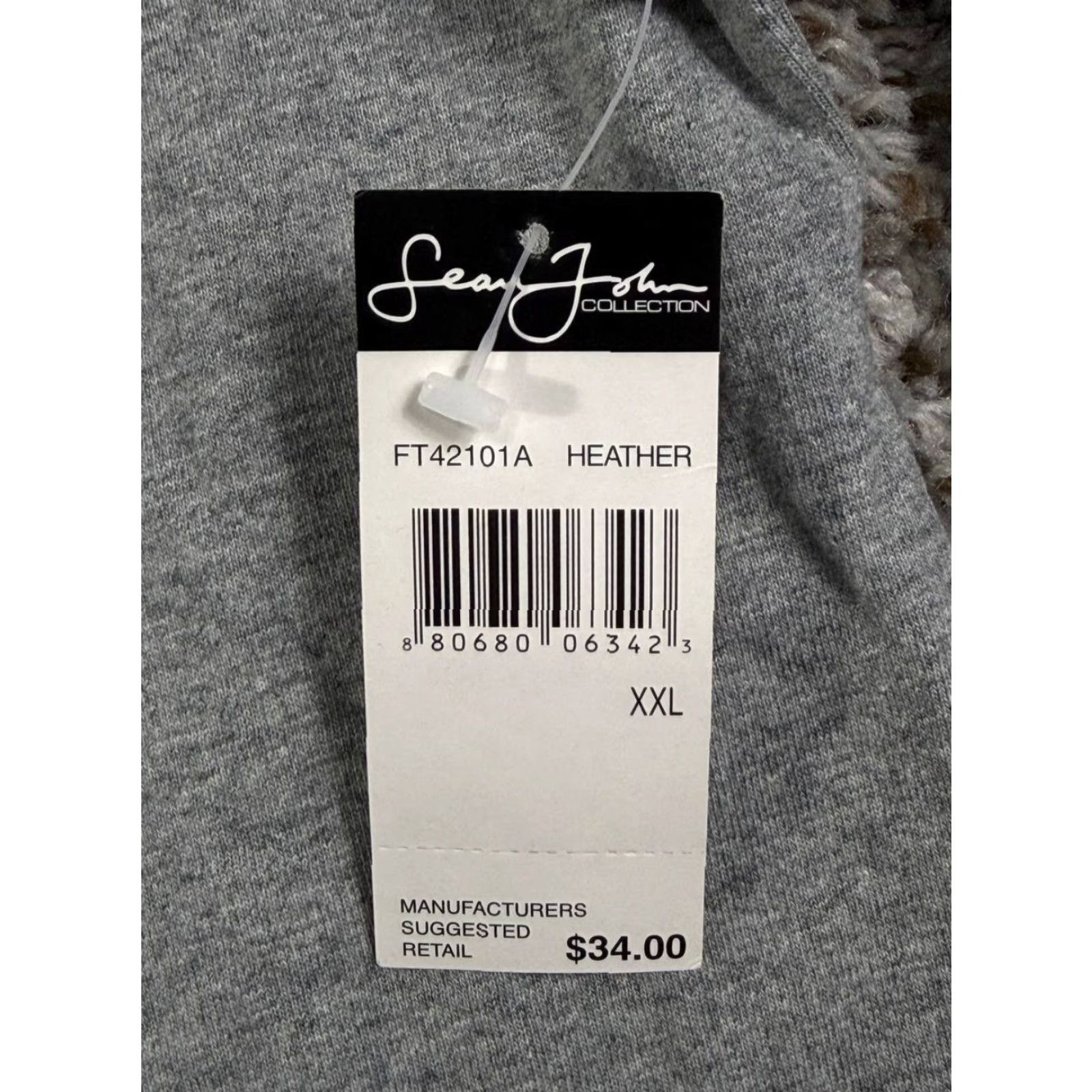 Sean John VINTAGE Sean John T-Shirt Long Sleeve 2XL Gray Embroidered Logo Hip Hop Skate Mens Size US XXL / EU 58 / 5 - 6 Thumbnail