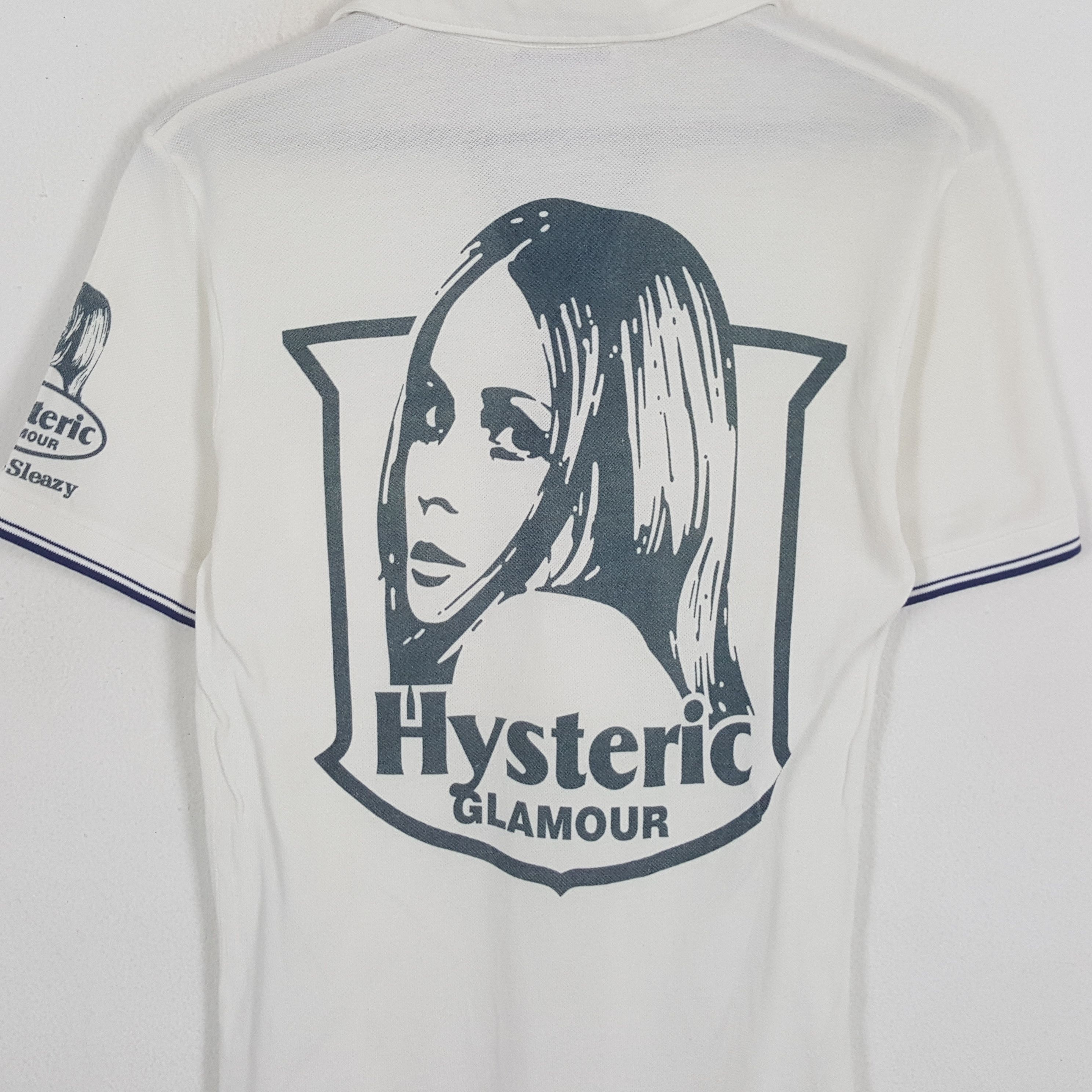 Hysteric Glamour × Japanese Brand × Vintage HYSTERIC GLAMOUR Polos Japanese Brand Backprint Design Size XS / US 0-2 / IT 36-38 - 2 Thumbnail