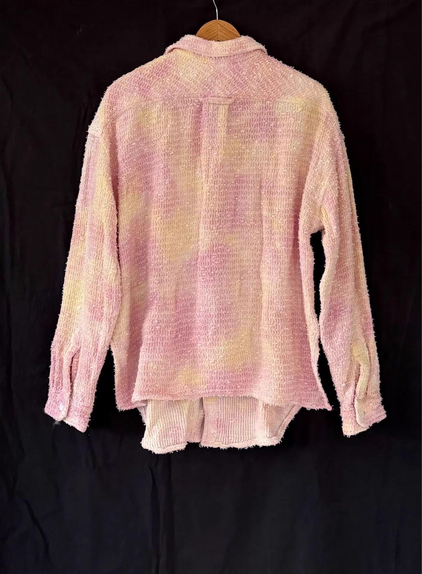 Faith Connexion Faith Connexion Men's Tweed Gradient Long Sleeve Shirt M Size US M / EU 48-50 / 2 - 4 Thumbnail