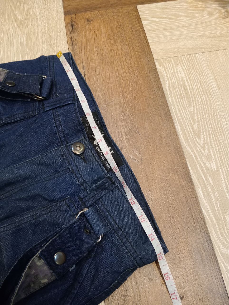 Seditionaries JAPANESE RAIN KING OF THE STREET BONDAGE PANTS - BLUE Size US 29 - 8 Thumbnail