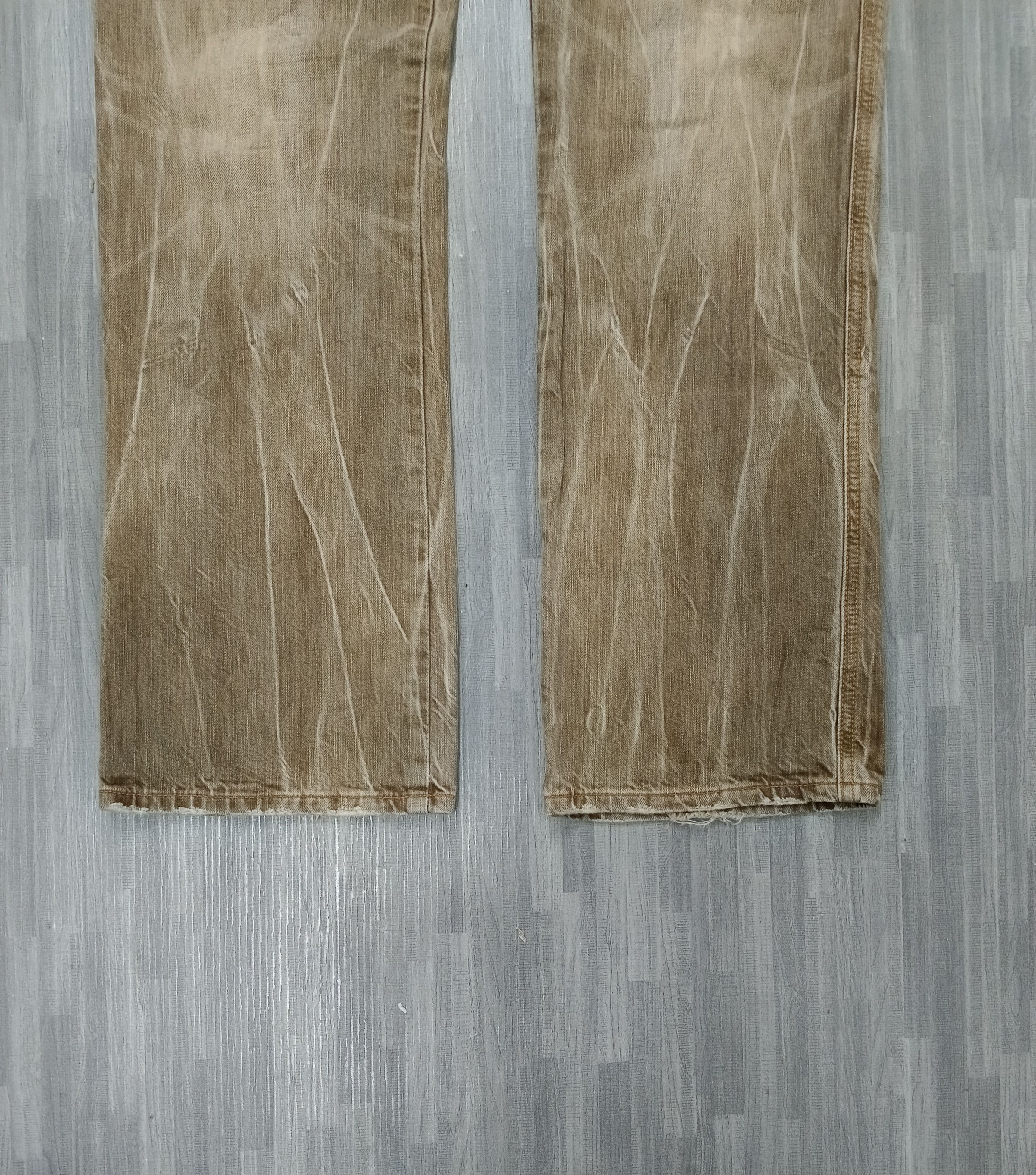 Edwin DiSTRESSED WASHED BROWN EDWIN DENIM PANTS Size US 33 - 6 Thumbnail