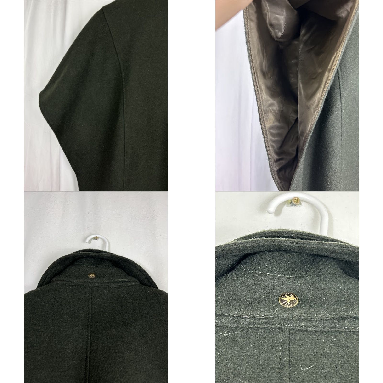 Vintage **Womens Medium Green I. Spiewak & Sons Wool Zip Cape** User: **Green Womens Medium I. Spiewak & Sons Wool Zip Cape** Size M / US 6-8 / IT 42-44 - 11 Thumbnail