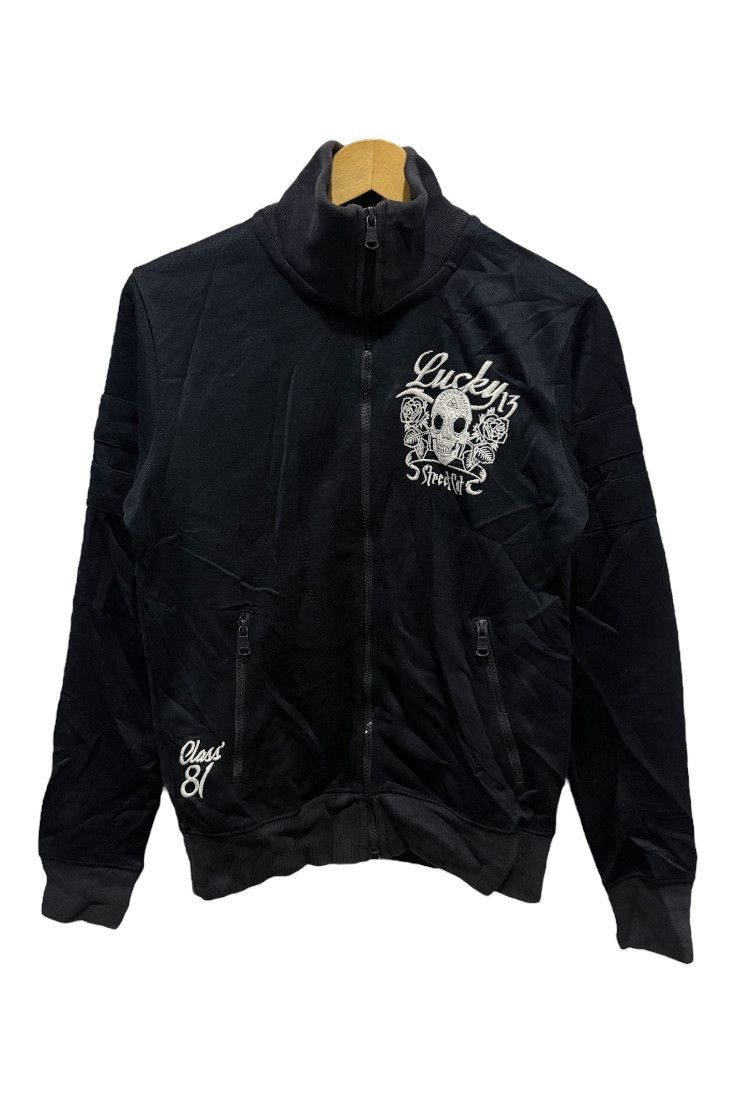Zara Zara skull lucky 13 tracktop jacket Size US M / EU 48-50 / 2 - 1 Thumbnail