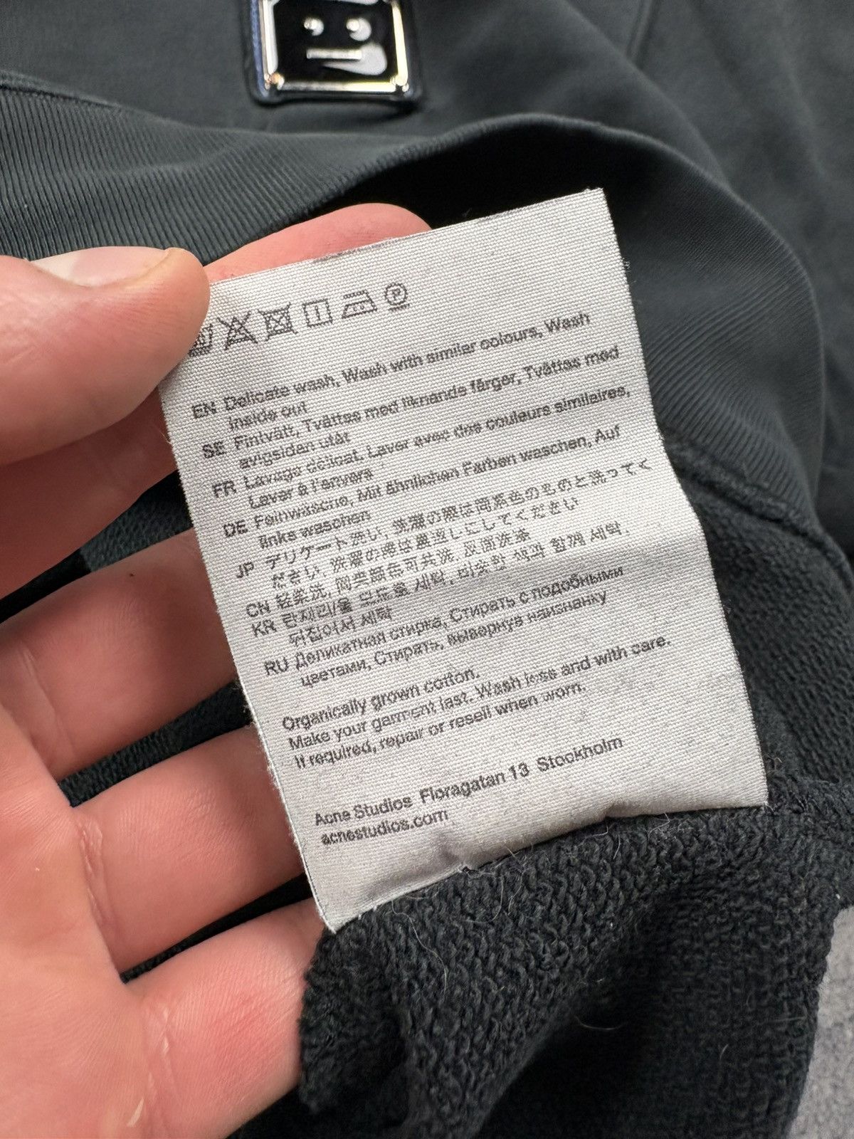 Acne Studios ACNE STUDIOS Vintage Mini Metal Logo Sweatshirt Streetwear Size US XS / EU 42 / 0 - 11 Thumbnail