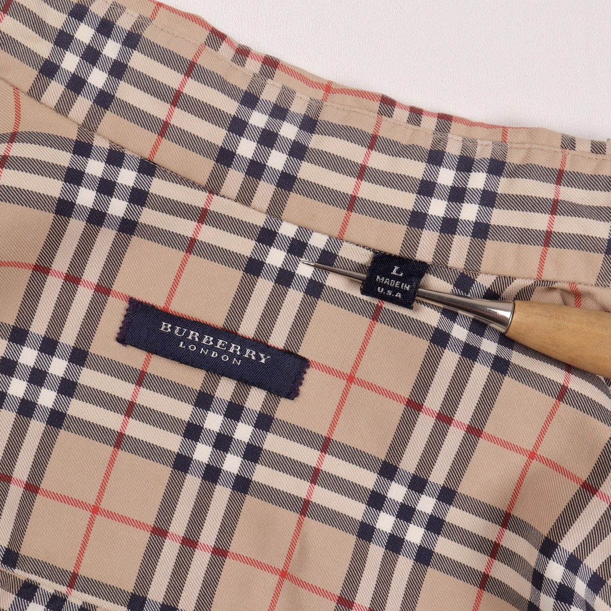 Burberry Vintage BURBERRY Nova Check Long Sleeve Shirt Made In USA Size US L / EU 52-54 / 3 - 21 Thumbnail