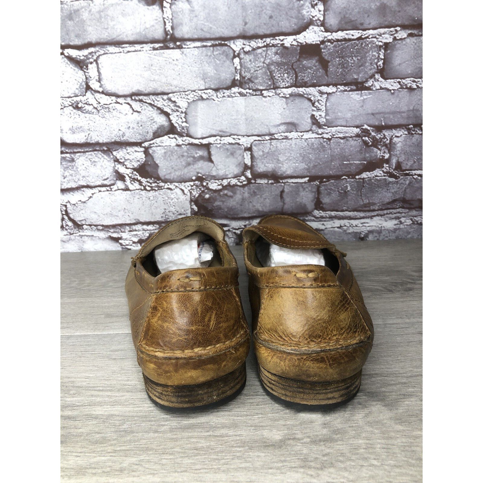 Frye FRYE Loafer Brown Leather Slip On Comfort Moccasin Driver Me Size US 11 / EU 44 - 10 Thumbnail