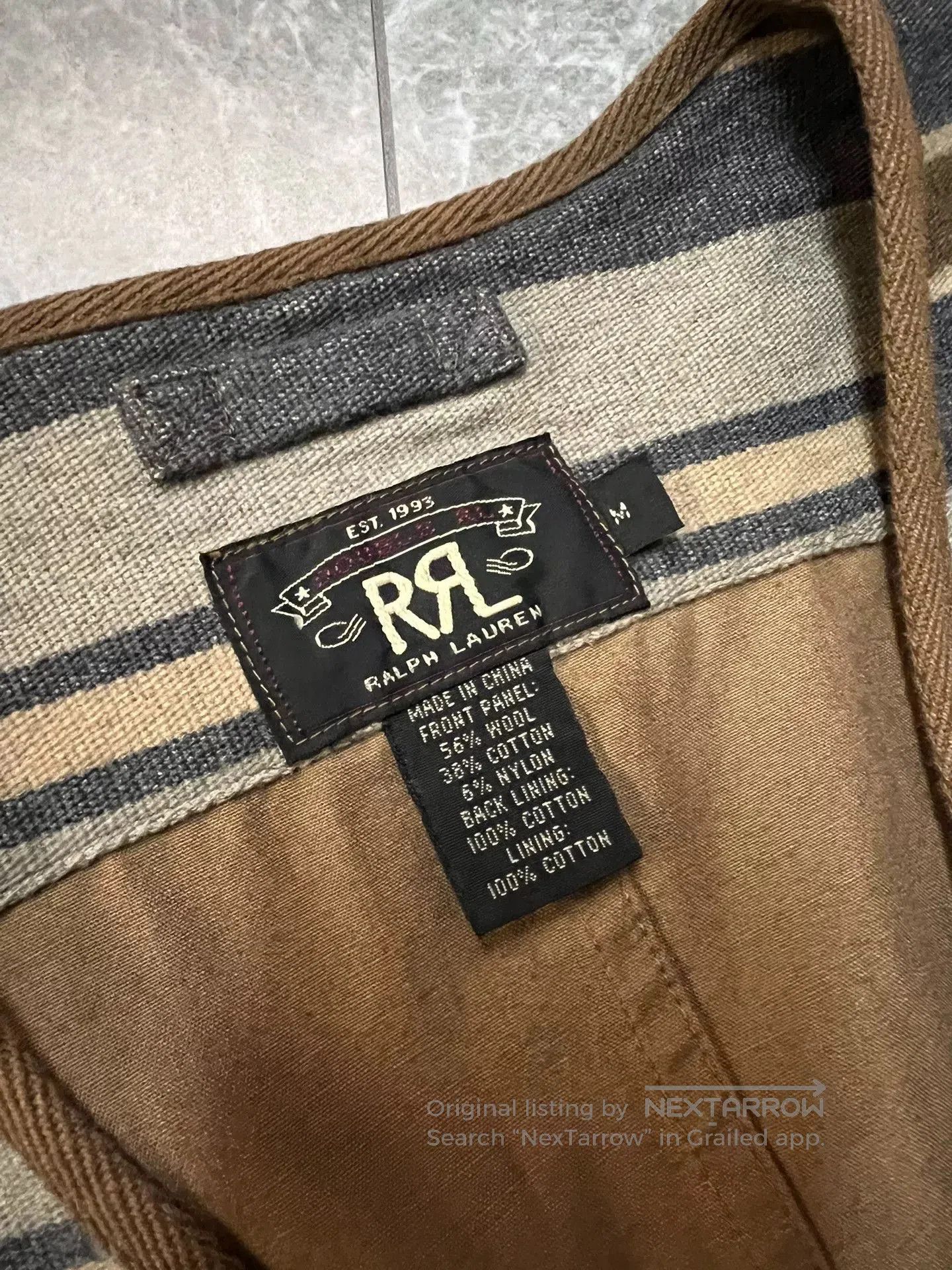 RRL Ralph Lauren striped wool vest from RRL. Size US M / EU 48-50 / 2 - 2 Thumbnail